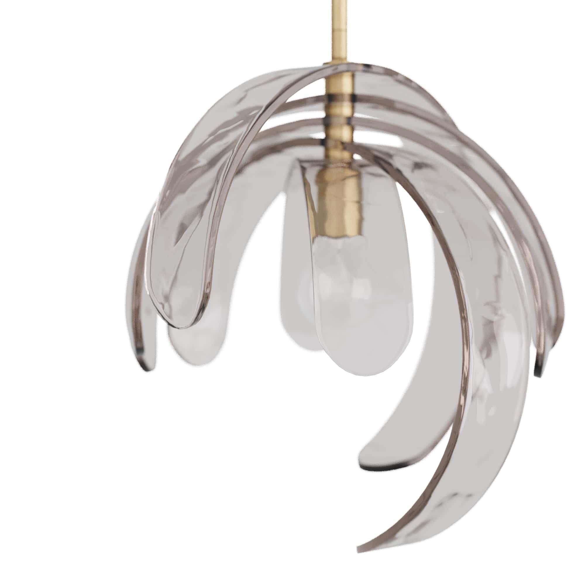 Shown in Smoke Luster finish and Smoke Luster glass