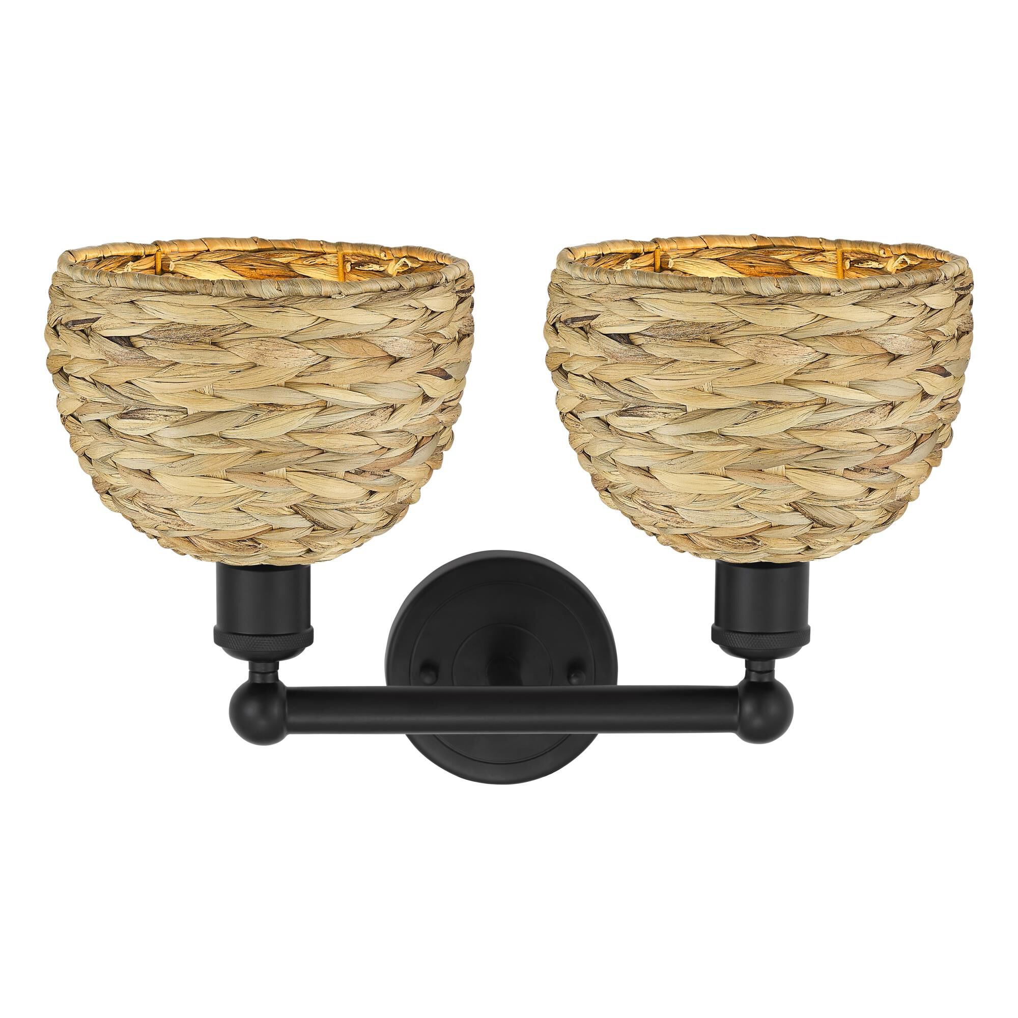 Shown in Matte Black finish and Natural shade