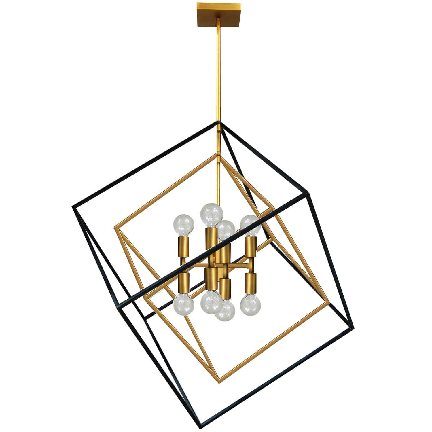 Kappa 27 Inch 8 Light LED Chandelier by Dainolite