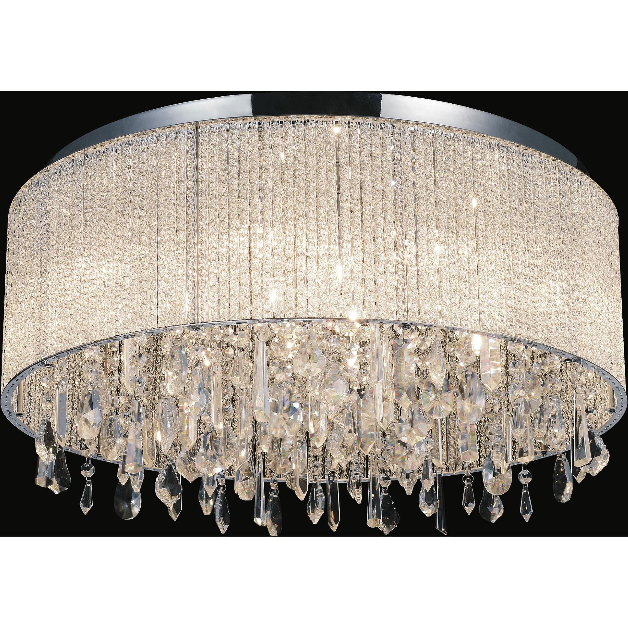 Shown in Chrome finish and K9 Clear crystal and Clear shade