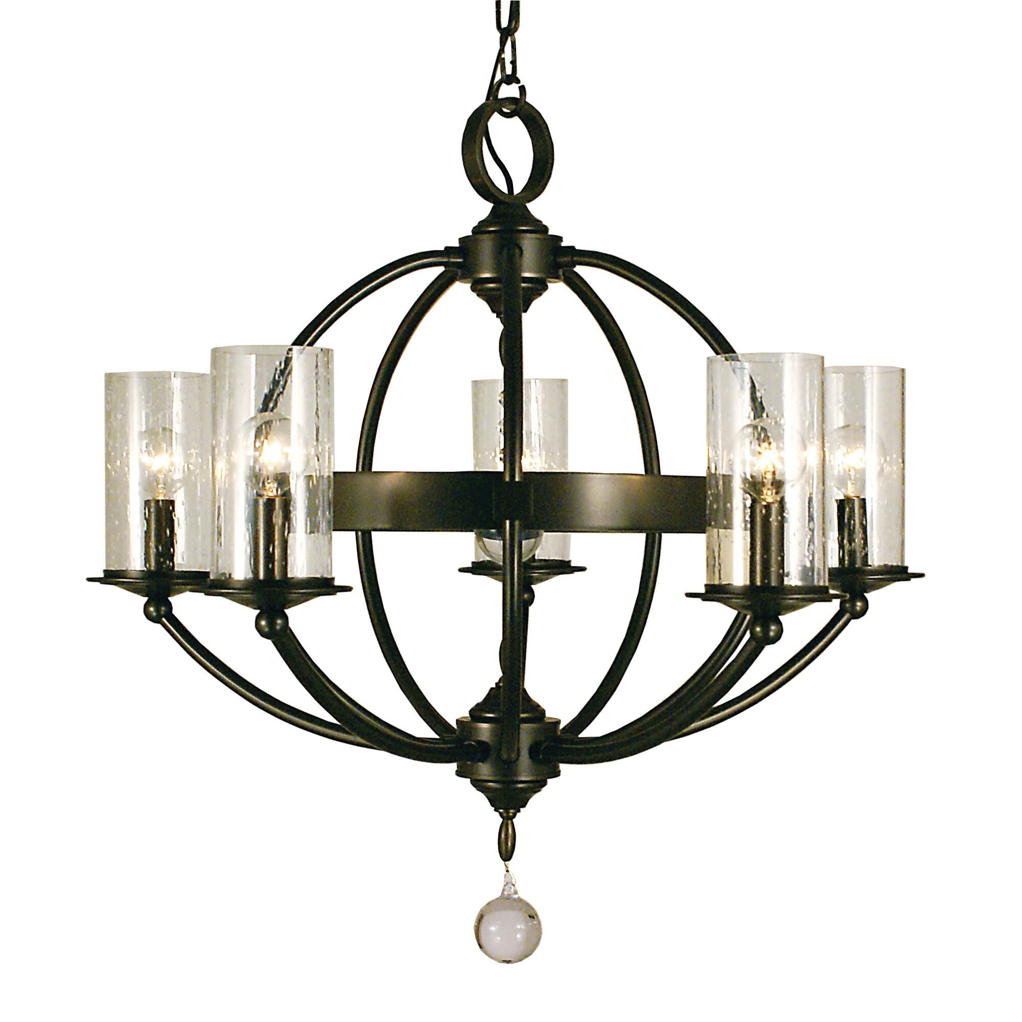 Compass 25 Inch 5 Light Chandelier by Framburg