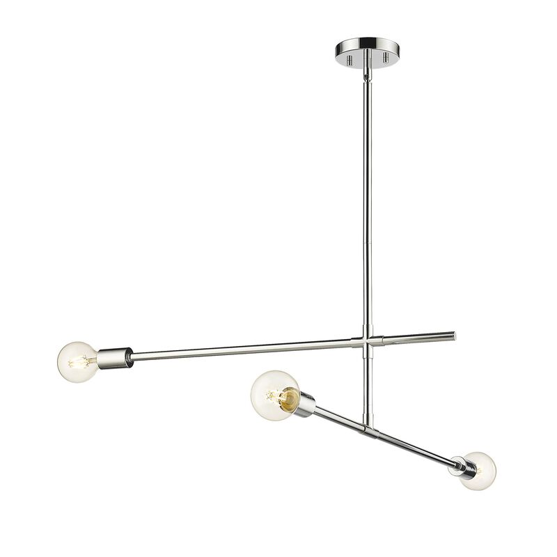 Modernist 40 Inch 3 Light Linear Suspension Light by Z-Lite