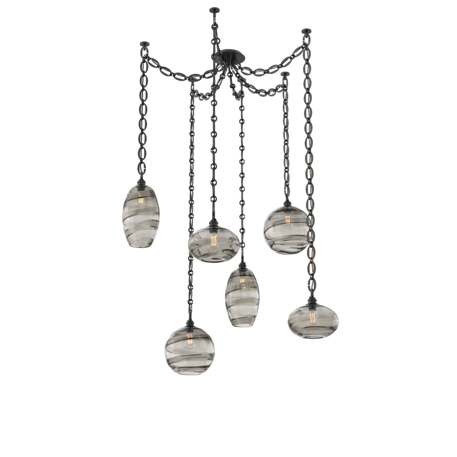 Shown in Matte Black finish and Smoke glass