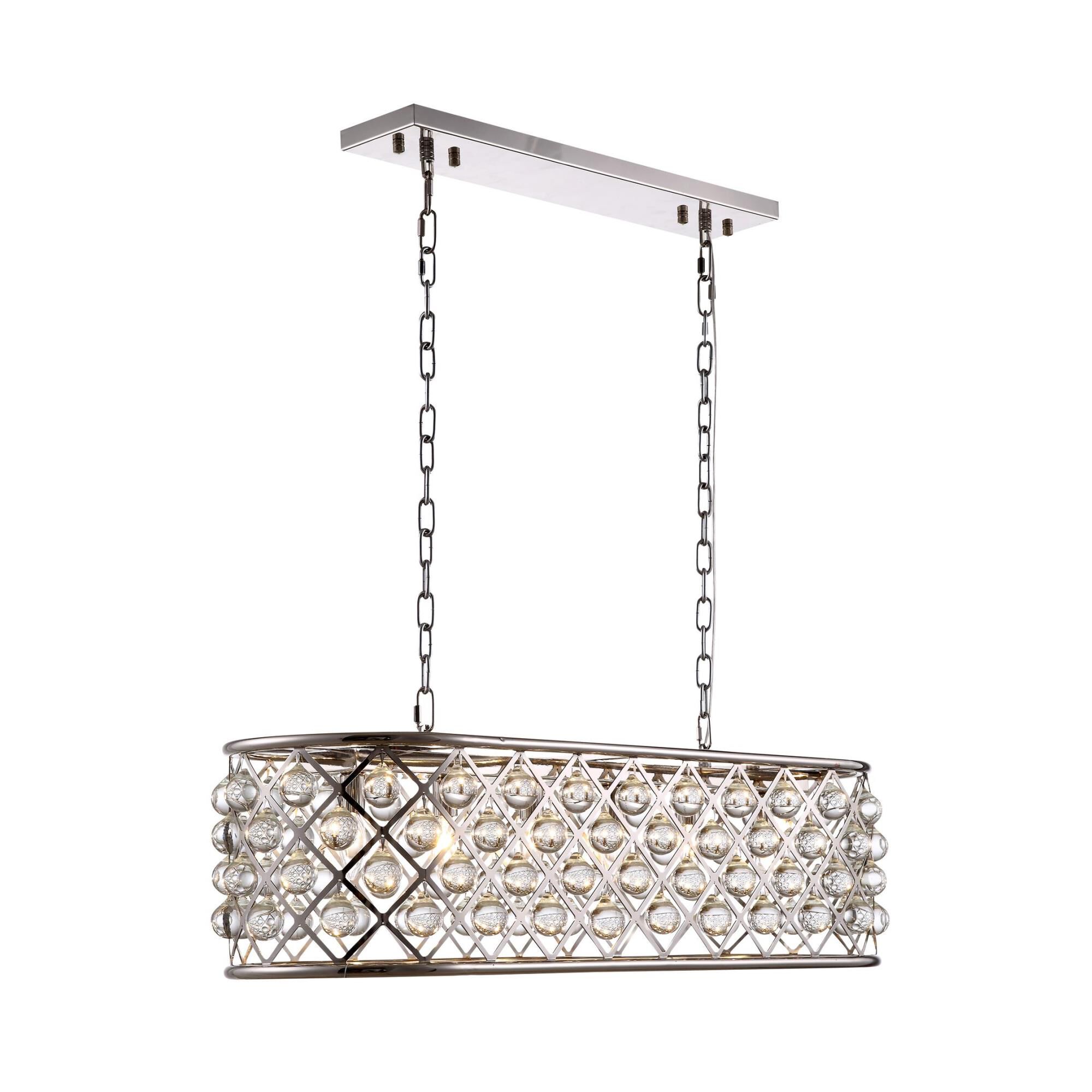 Shown in Polished Nickel finish and Royal Cut Clear crystal