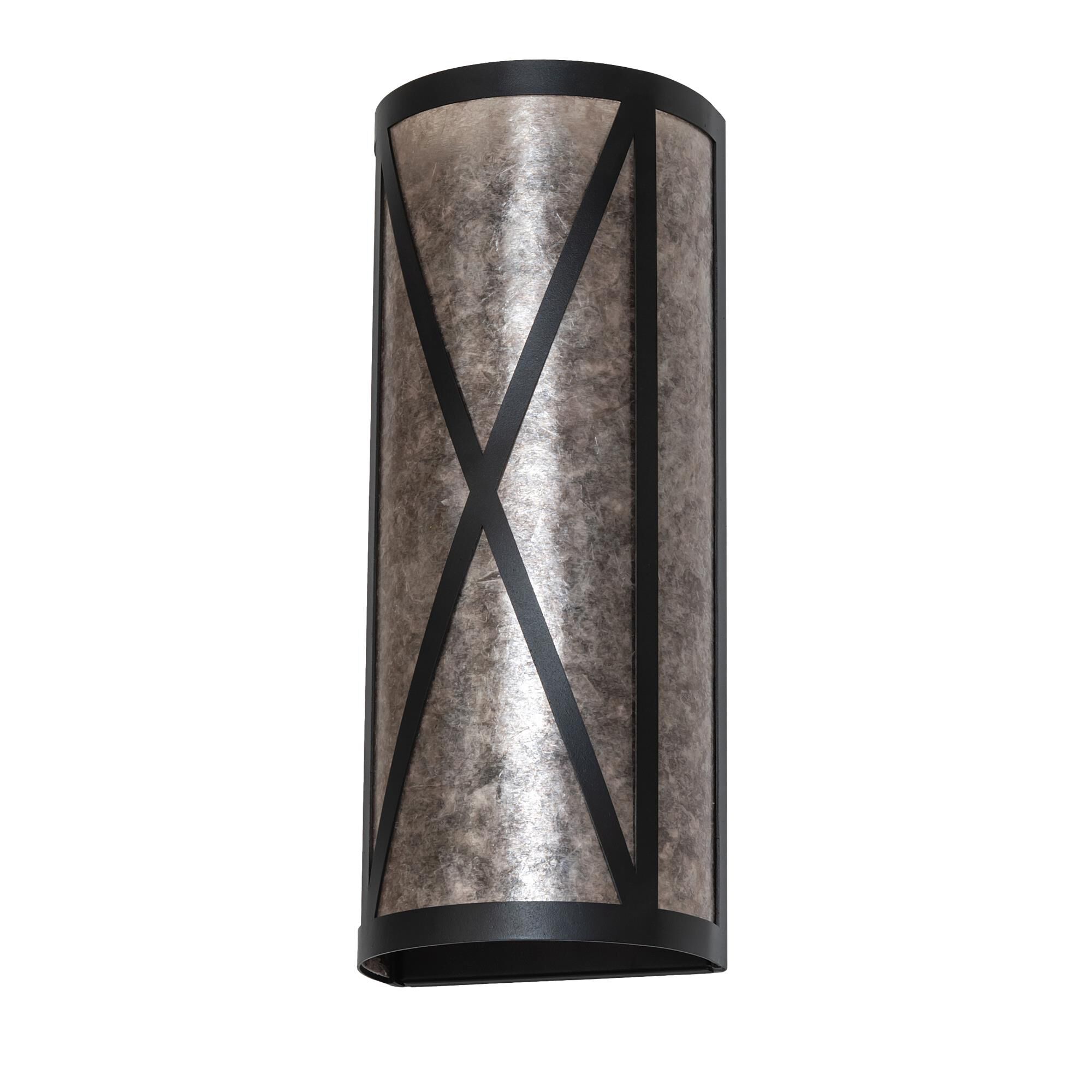 Saltire Craftsman 18 Inch Tall 2 Light Outdoor Wall Light by Meyda Lighting