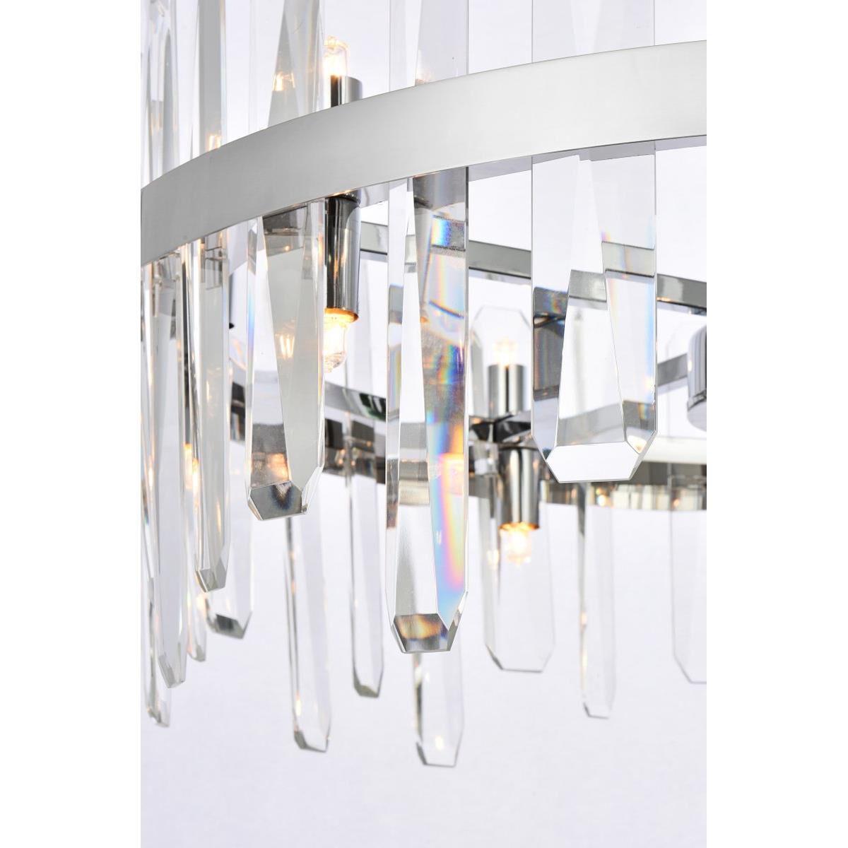 Shown in Chrome finish and Royal Cut Clear crystal