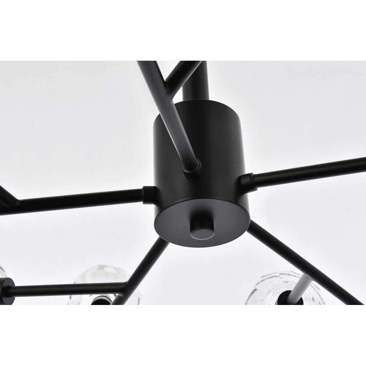 Shown in Black  finish and RC Clear crystal and Clear glass