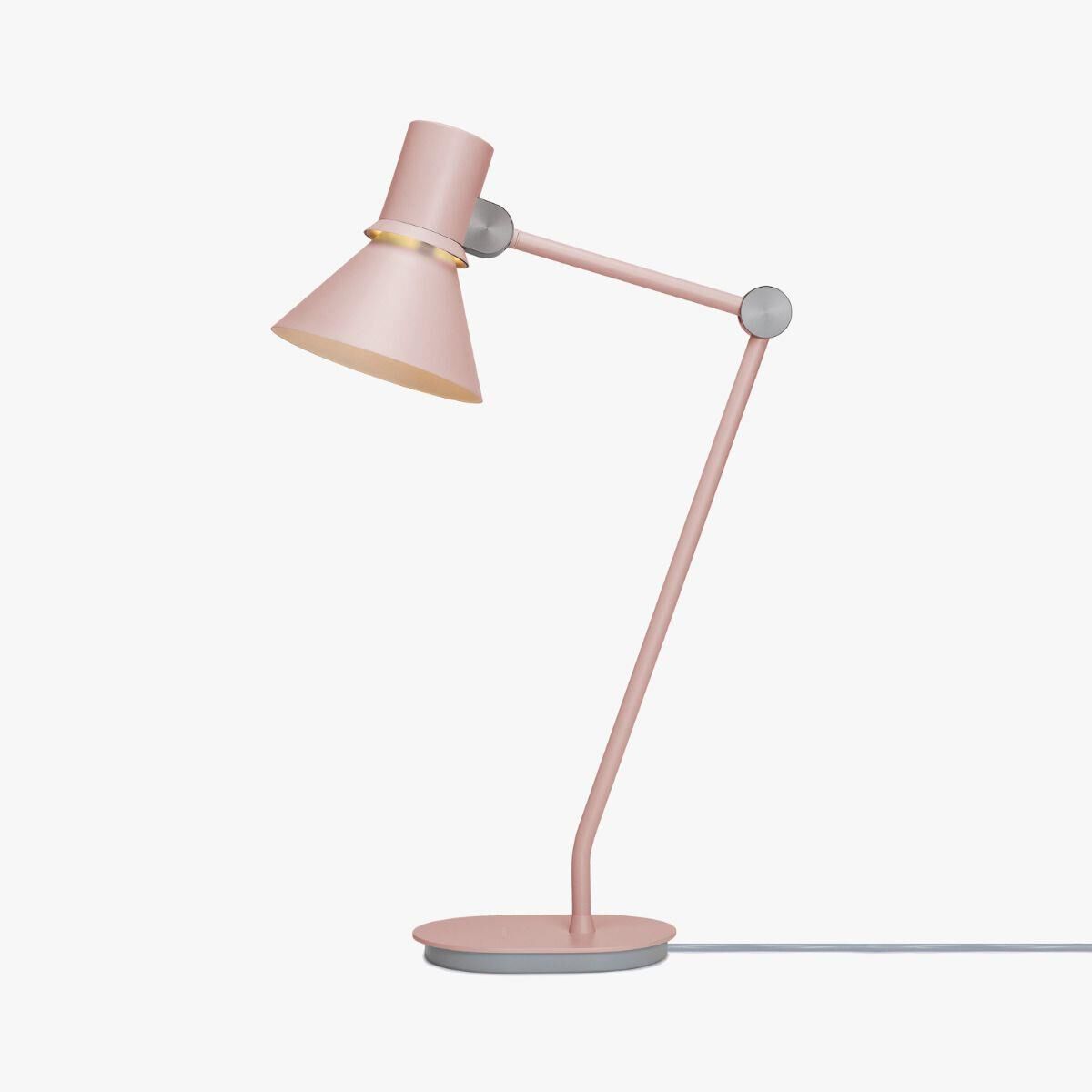 Shown in Rose Pink finish and Aluminum shade