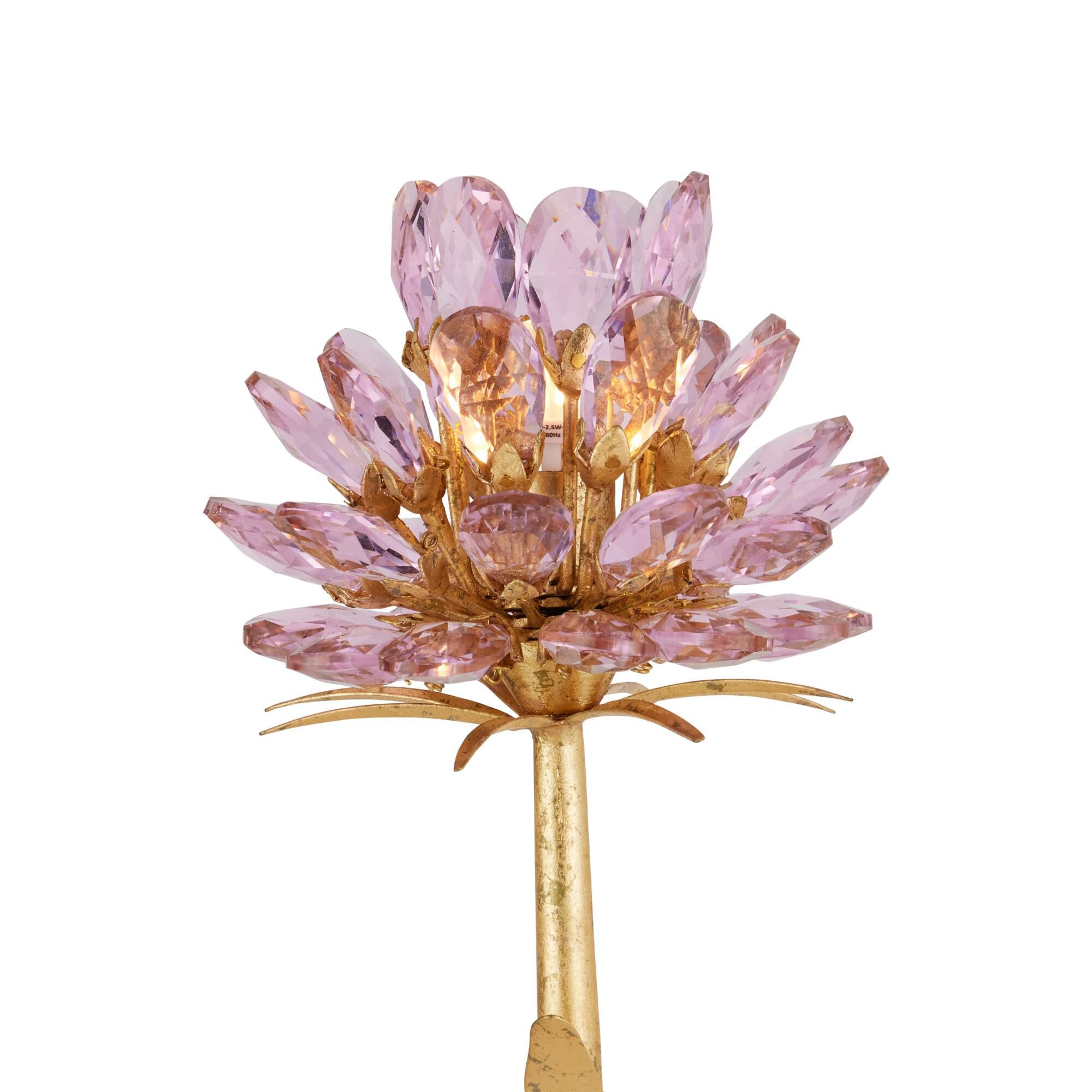 Shown in Pink and Dutch Gold Leaf finish