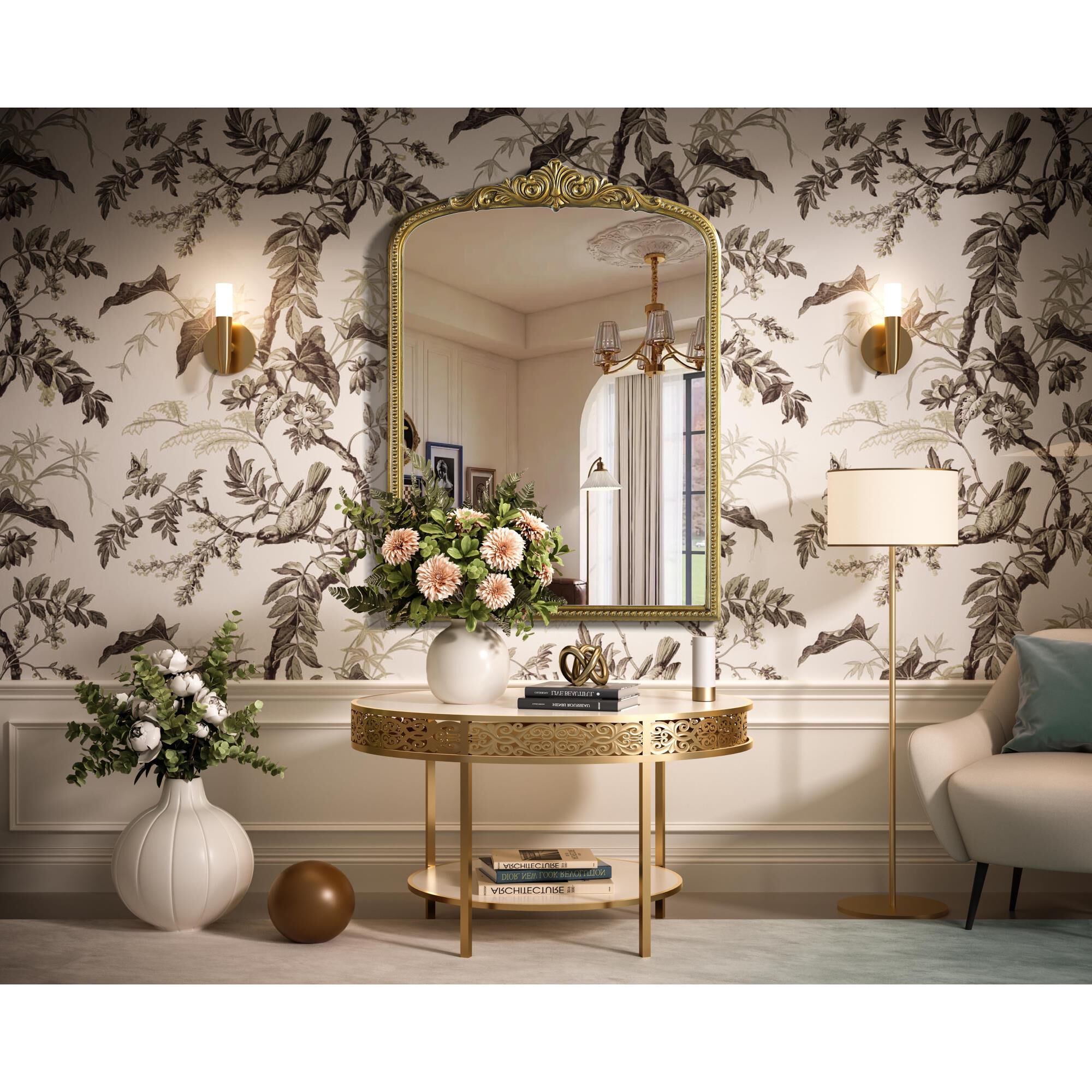 Shown in Antique Brass finish