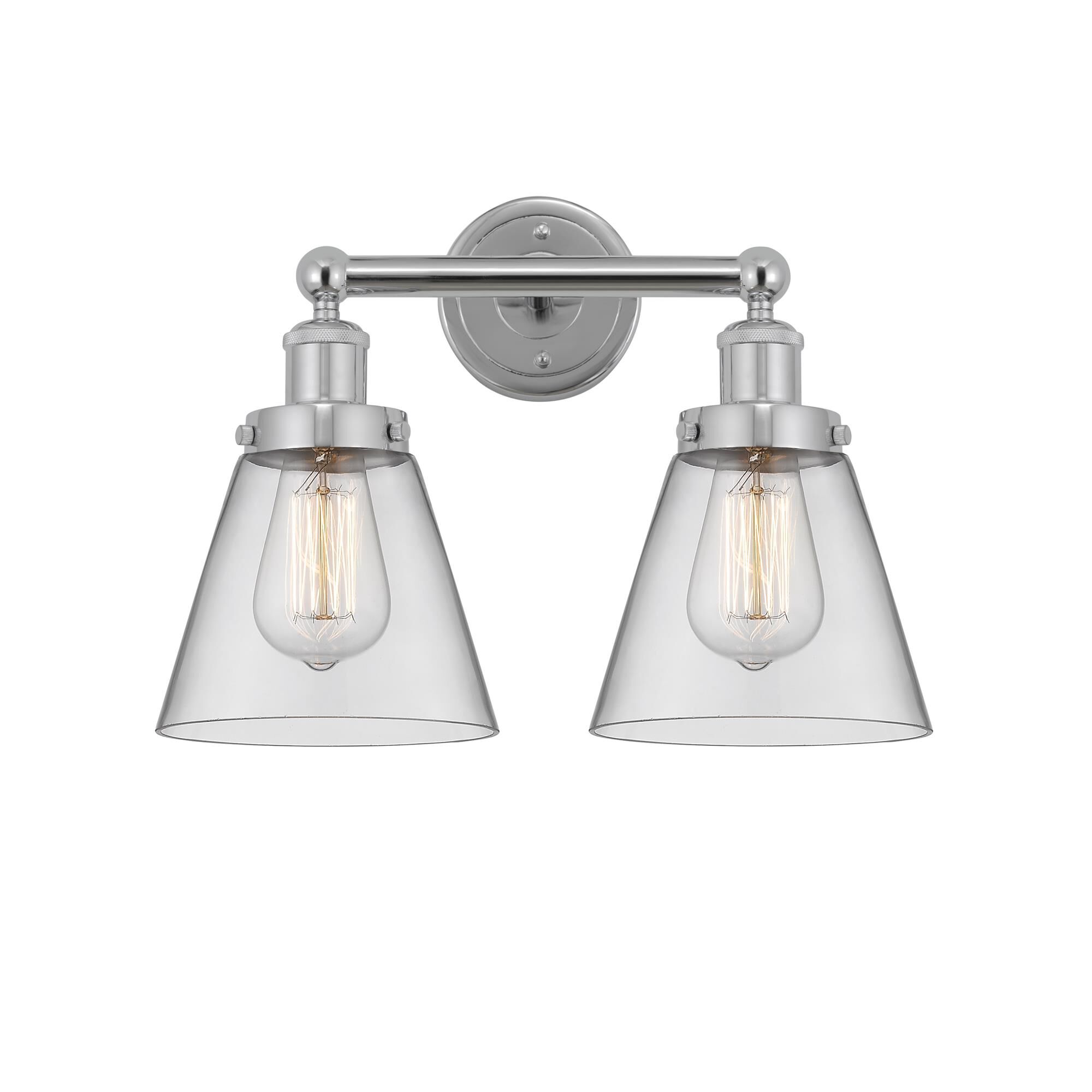 Shown in Polished Chrome, Clear finish and Clear glass and Clear Glass shade