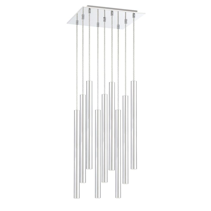 Forest 14 Inch 9 Light LED Linear Suspension Light by Z-Lite