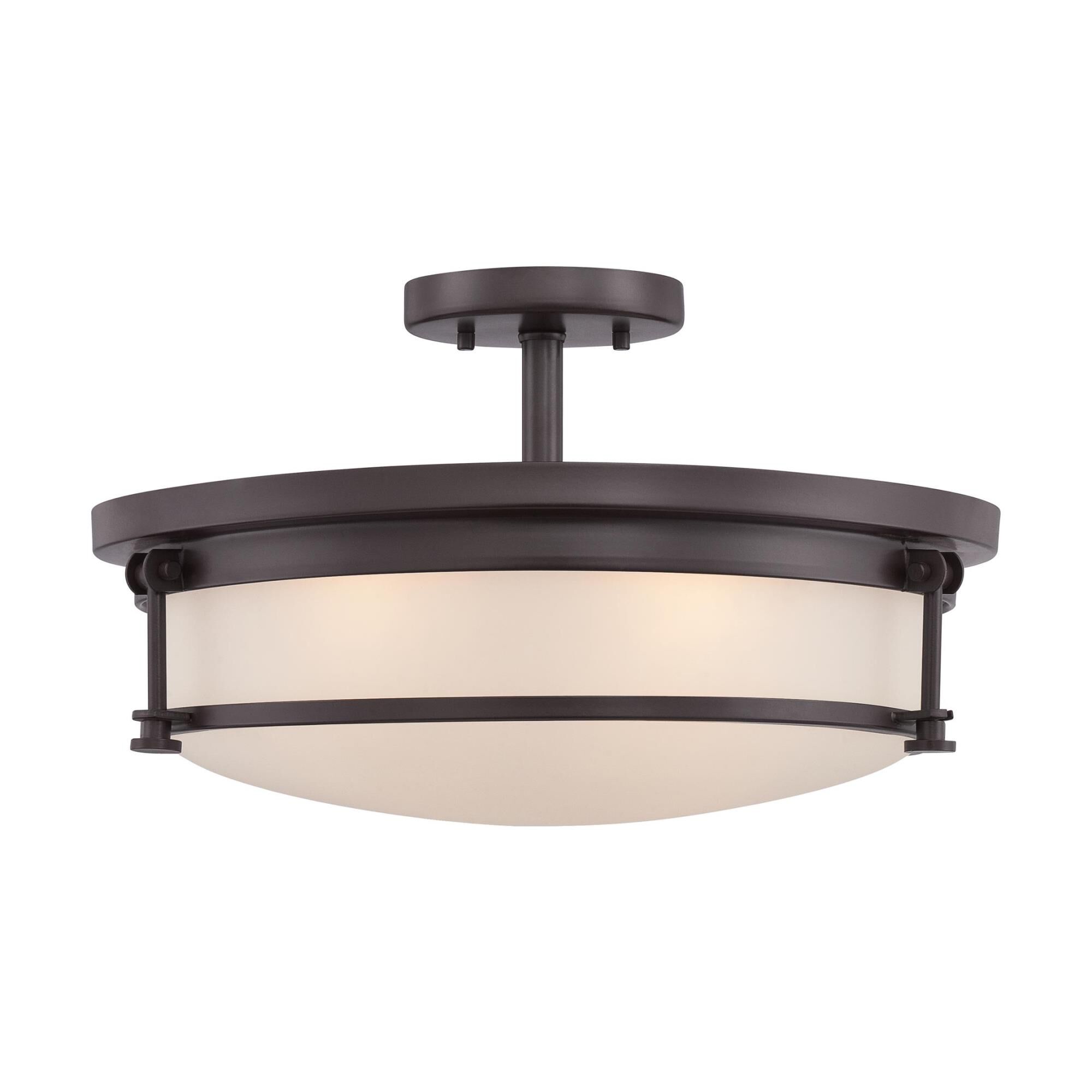 Sailor 16 Inch 4 Light Semi Flush Mount by Quoizel