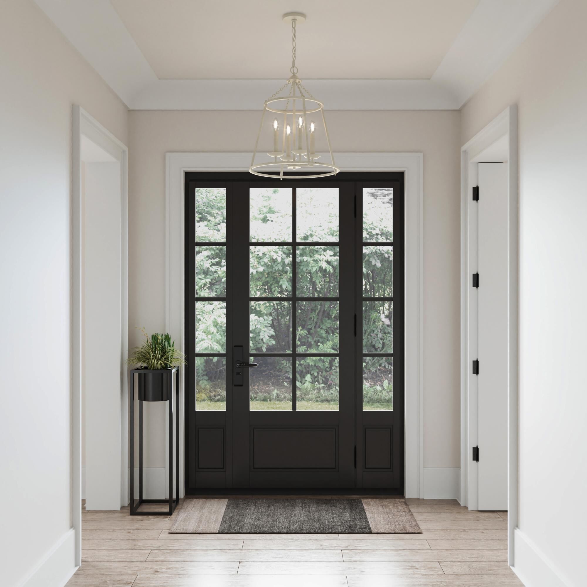 Shown in Antique White finish