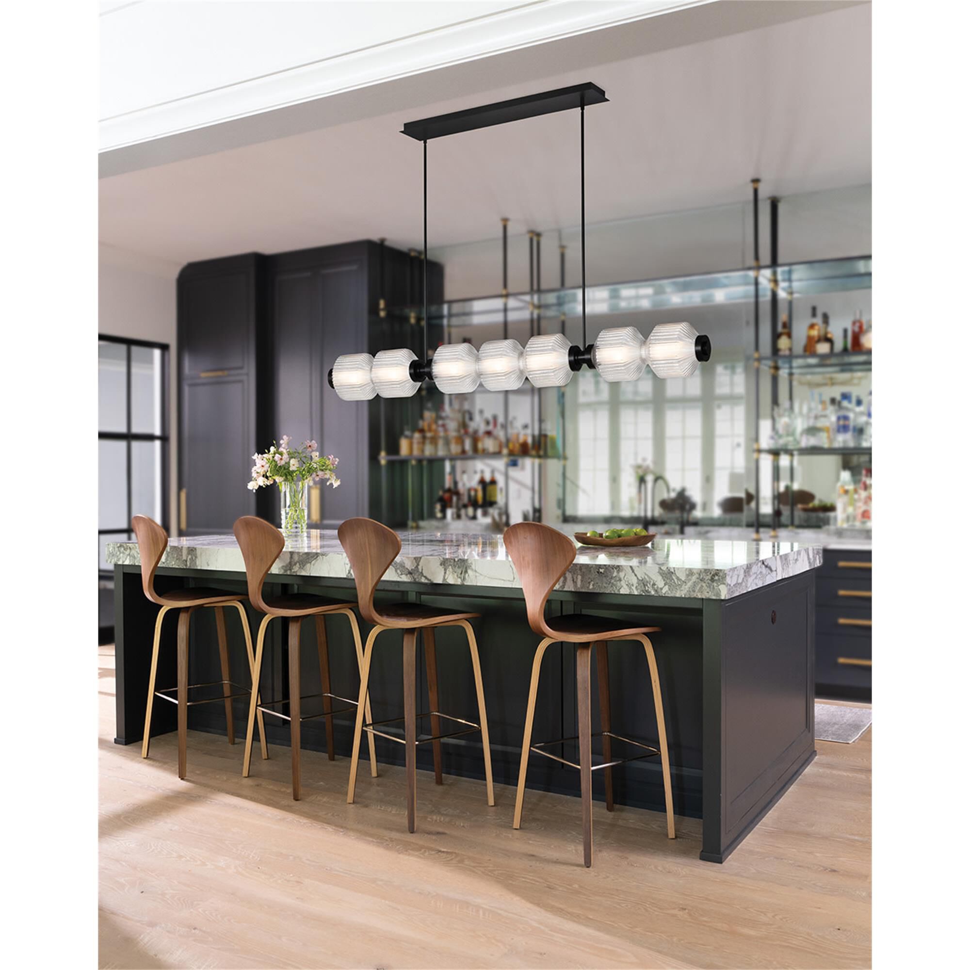 Reign 69 Inch Linear Suspension Light,