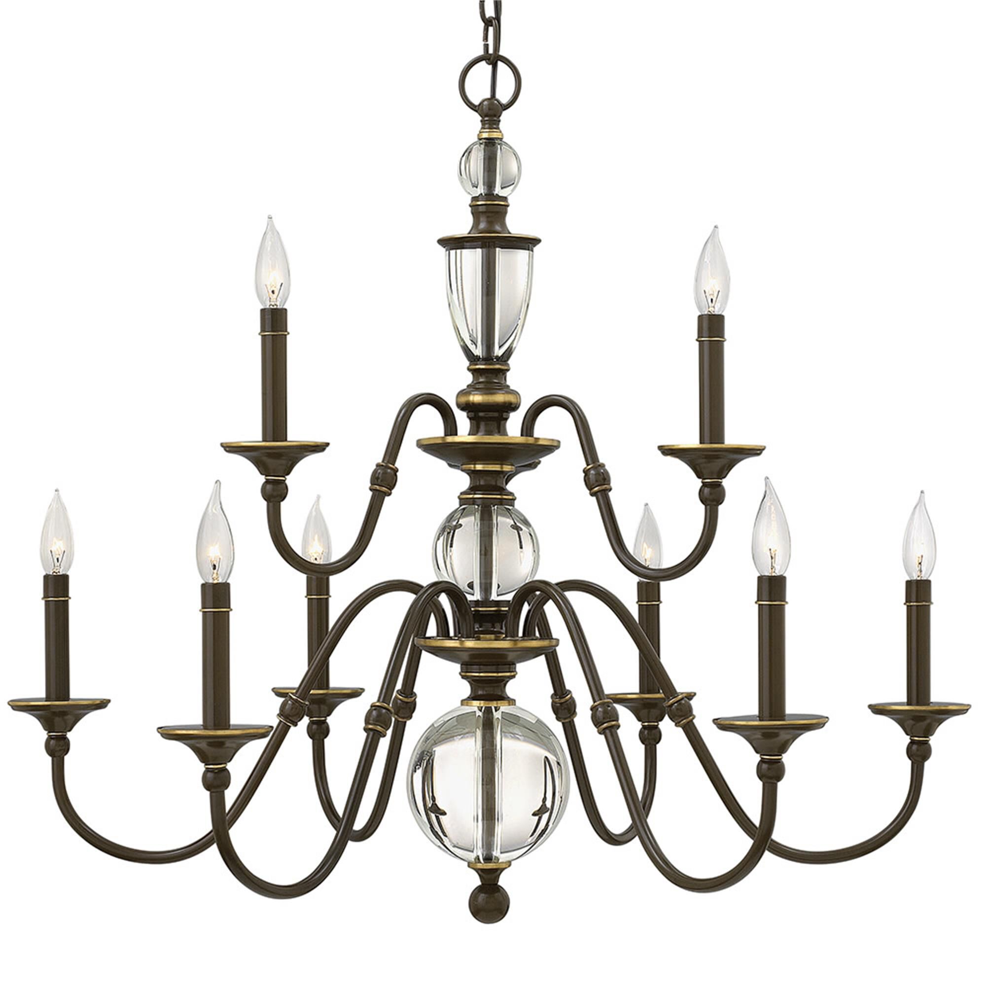Eleanor 35 Inch Chandelier,