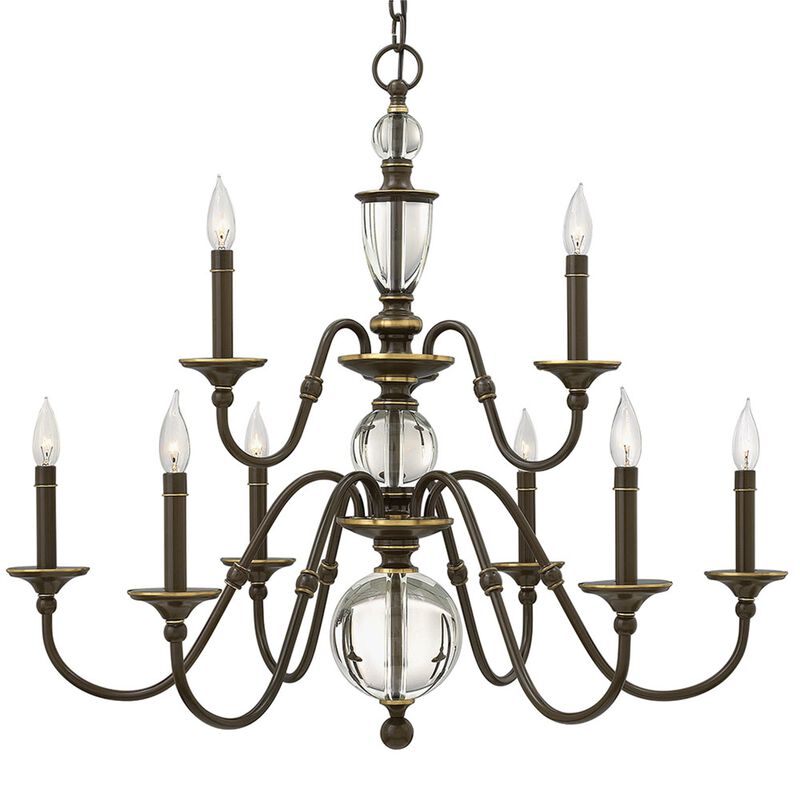 Eleanor 35 Inch Chandelier by Hinkley
