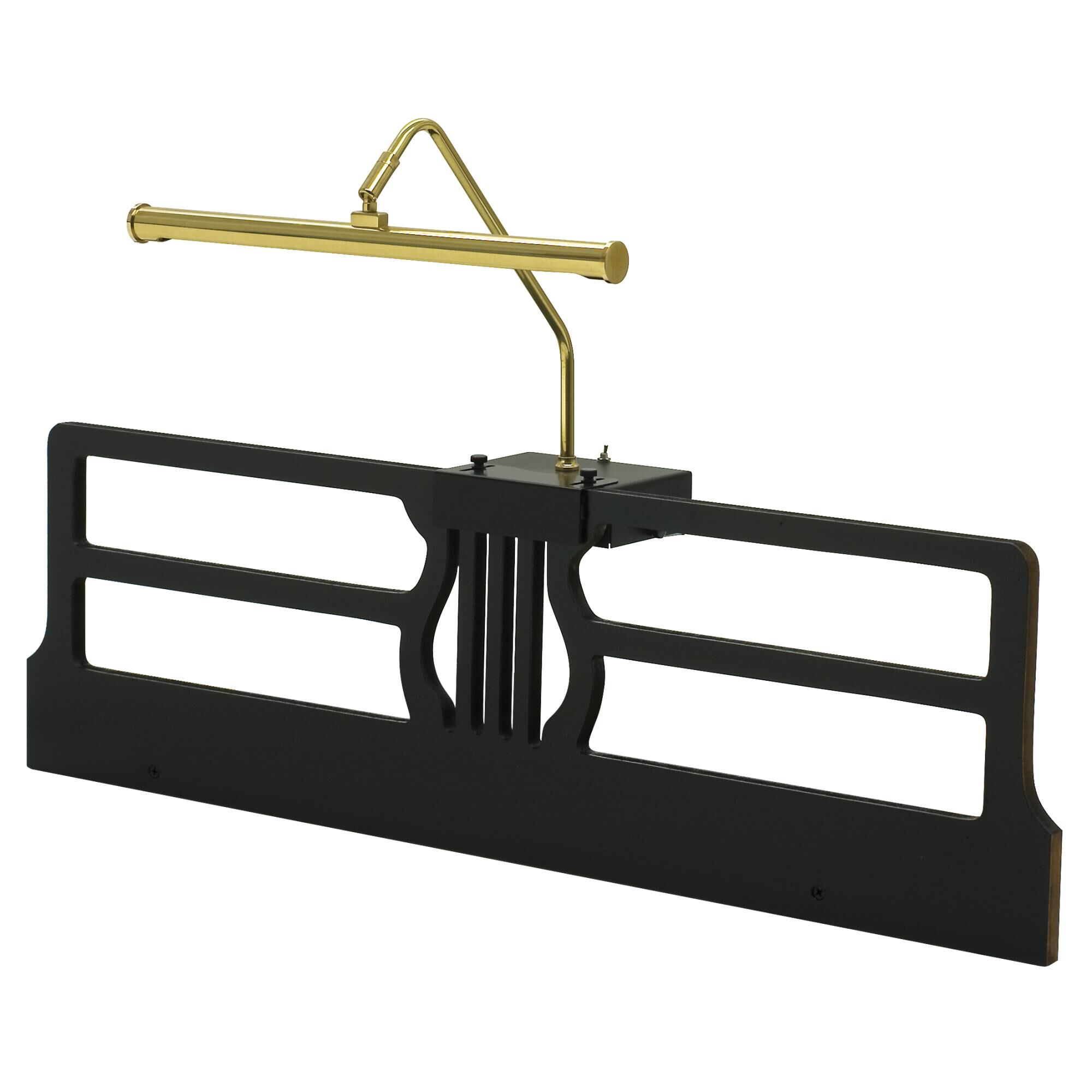 Shown in Polished Brass finish and Metal shade