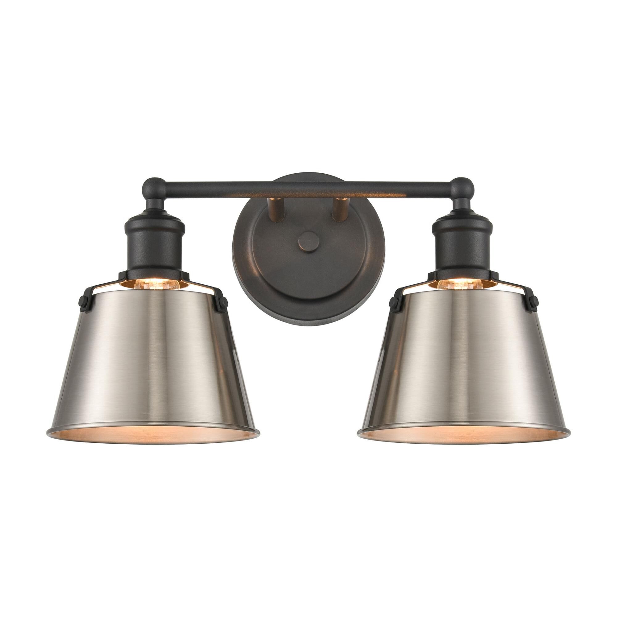 Shown in Charcoal, Satin Nickel finish