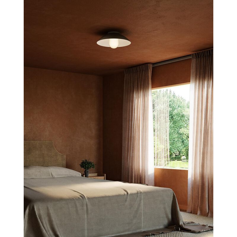 Ryan Pauly Umbra 14 Inch Semi Flush Mount by Kuzco