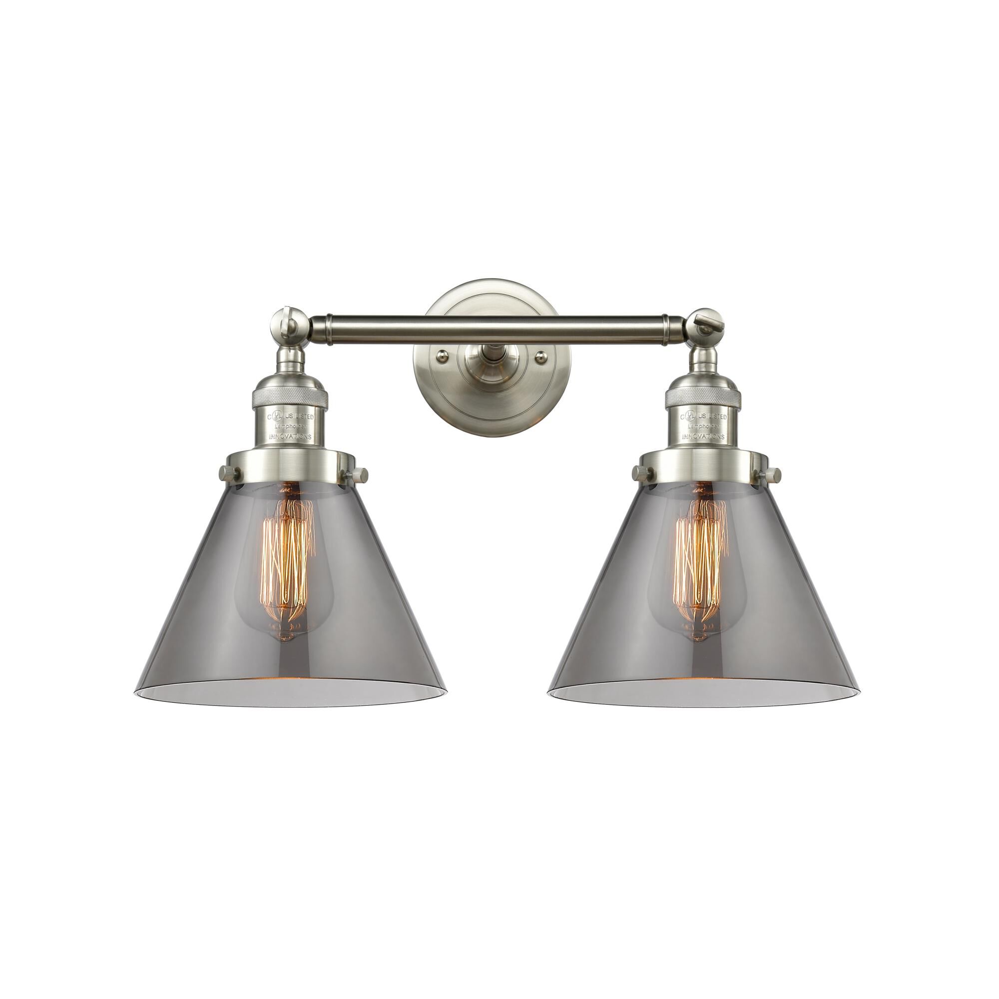 Bruno Marashlian Large Cone 18 Inch 2 Light Bath Vanity Light by Innovations Lighting