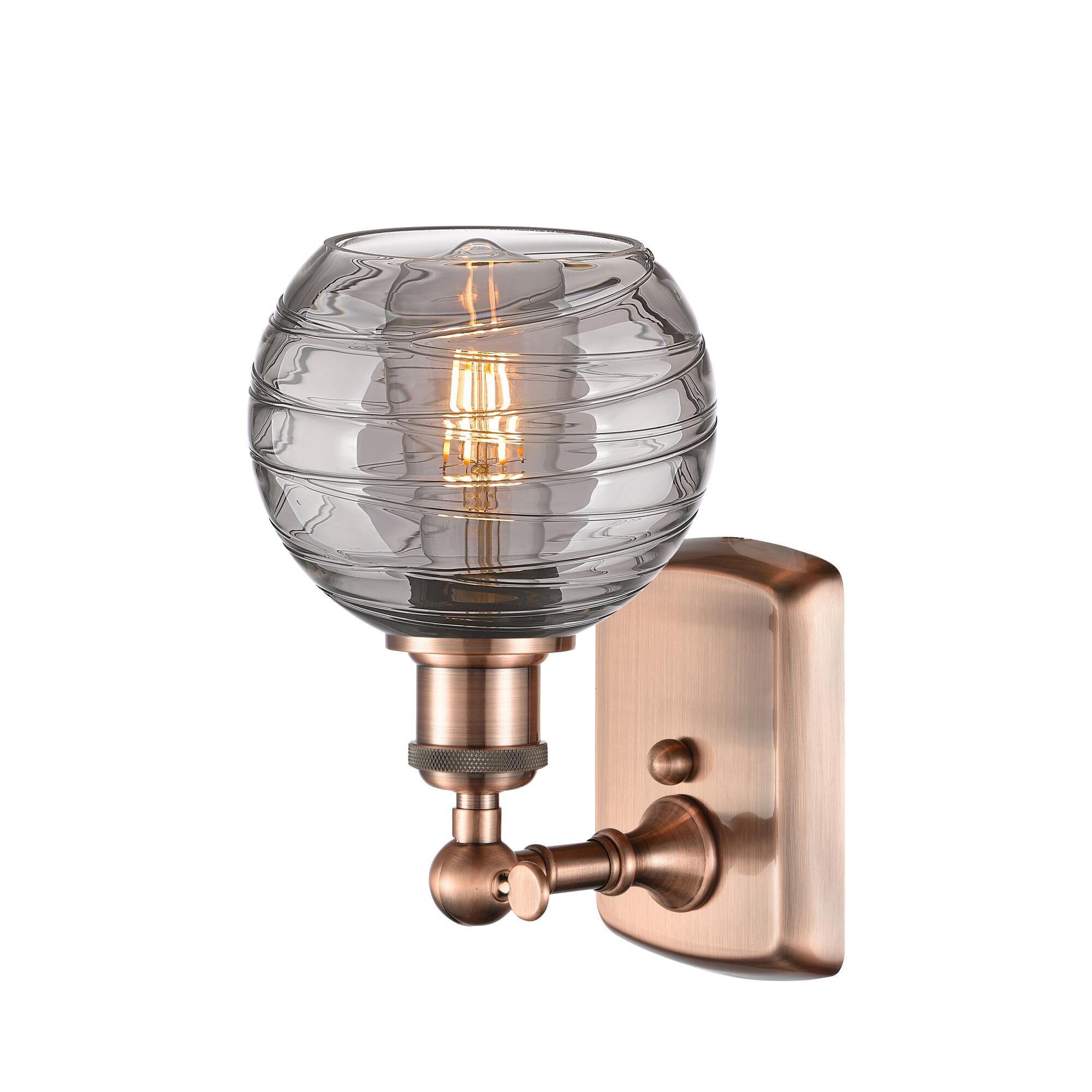 Bruno Marashlian Athens Deco Swirl 6 Inch Wall Sconce by Innovations Lighting