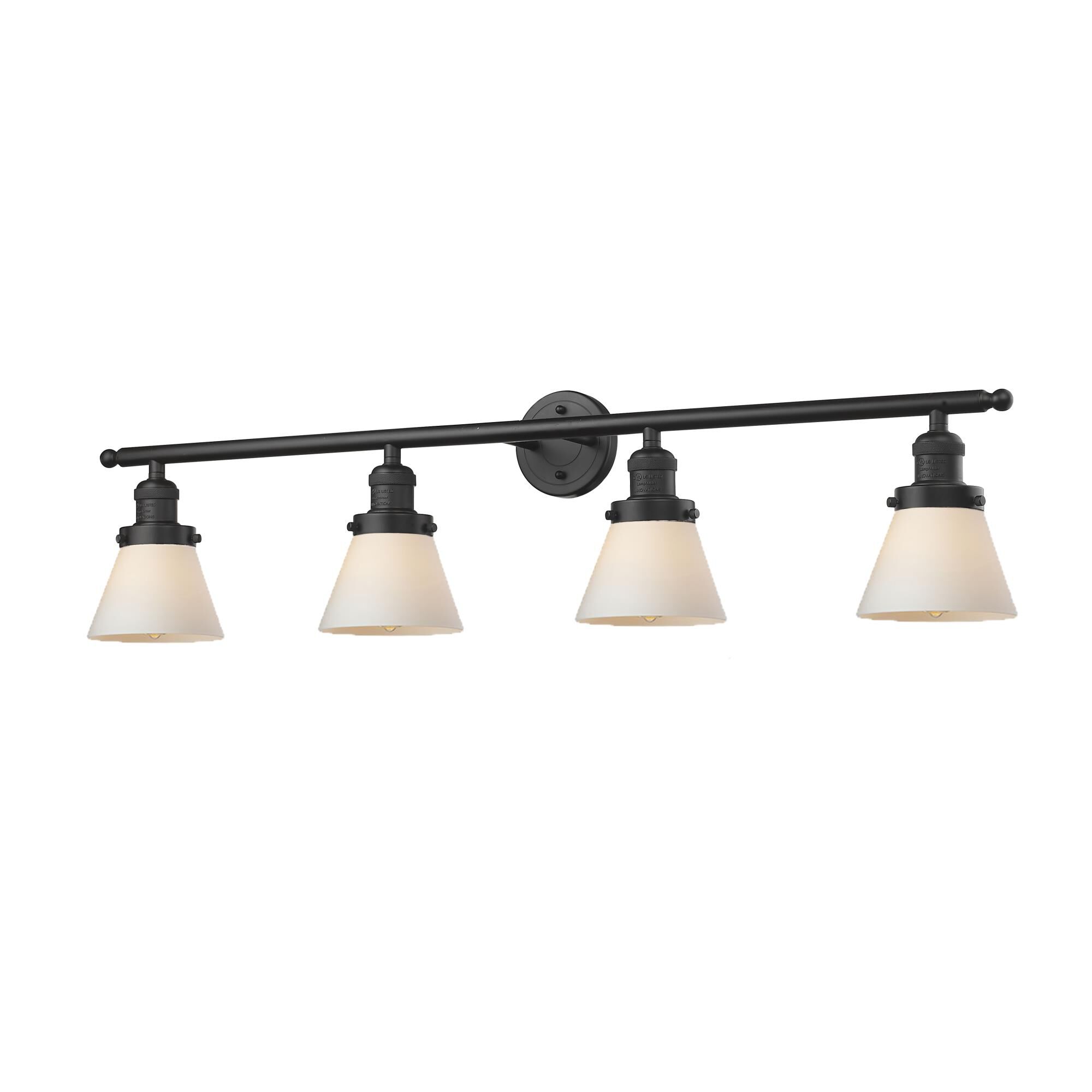 Bruno Marashlian Small Cone 42 Inch 4 Light Bath Vanity Light by Innovations Lighting