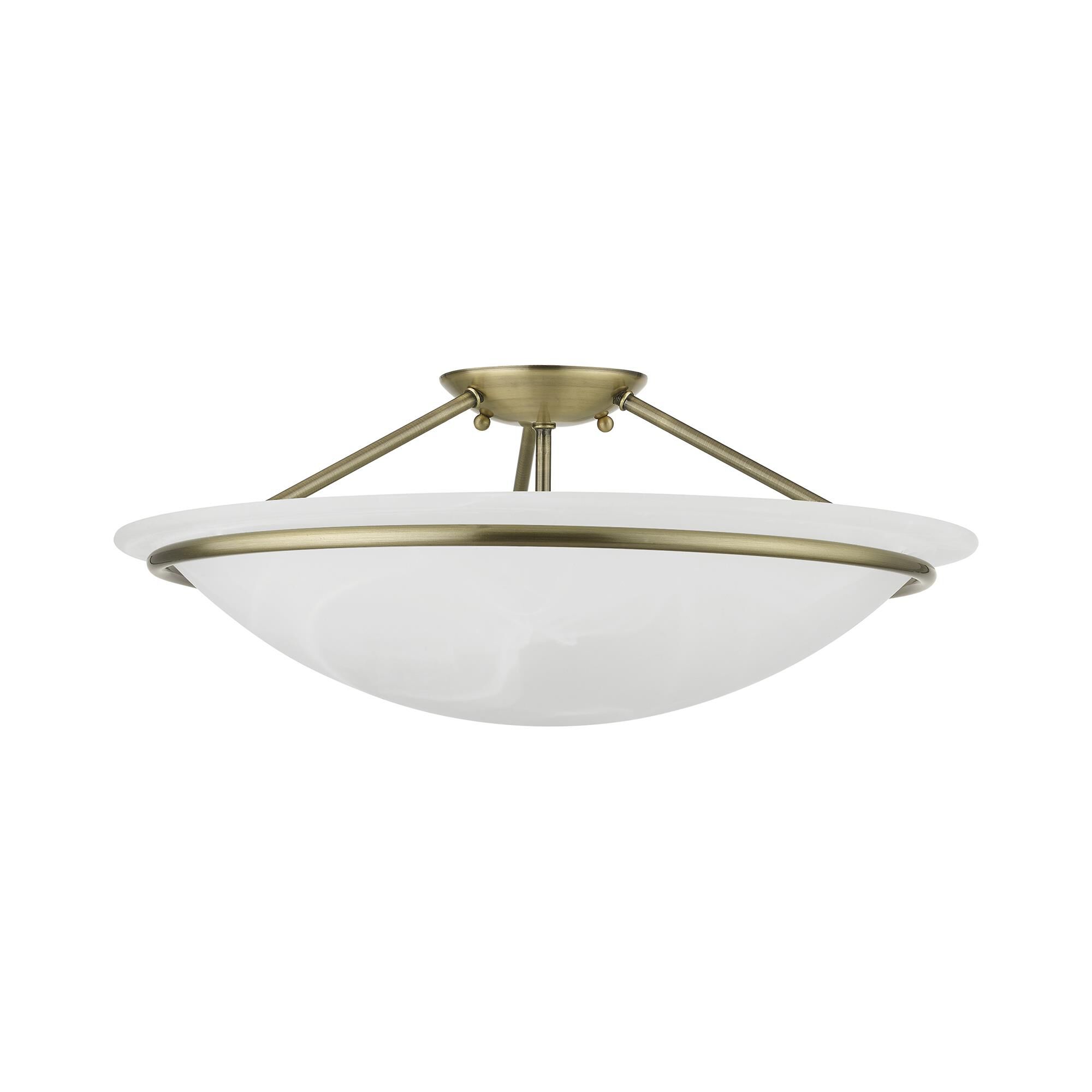 Newburgh 3 Light Semi Flush Mount by Livex Lighting