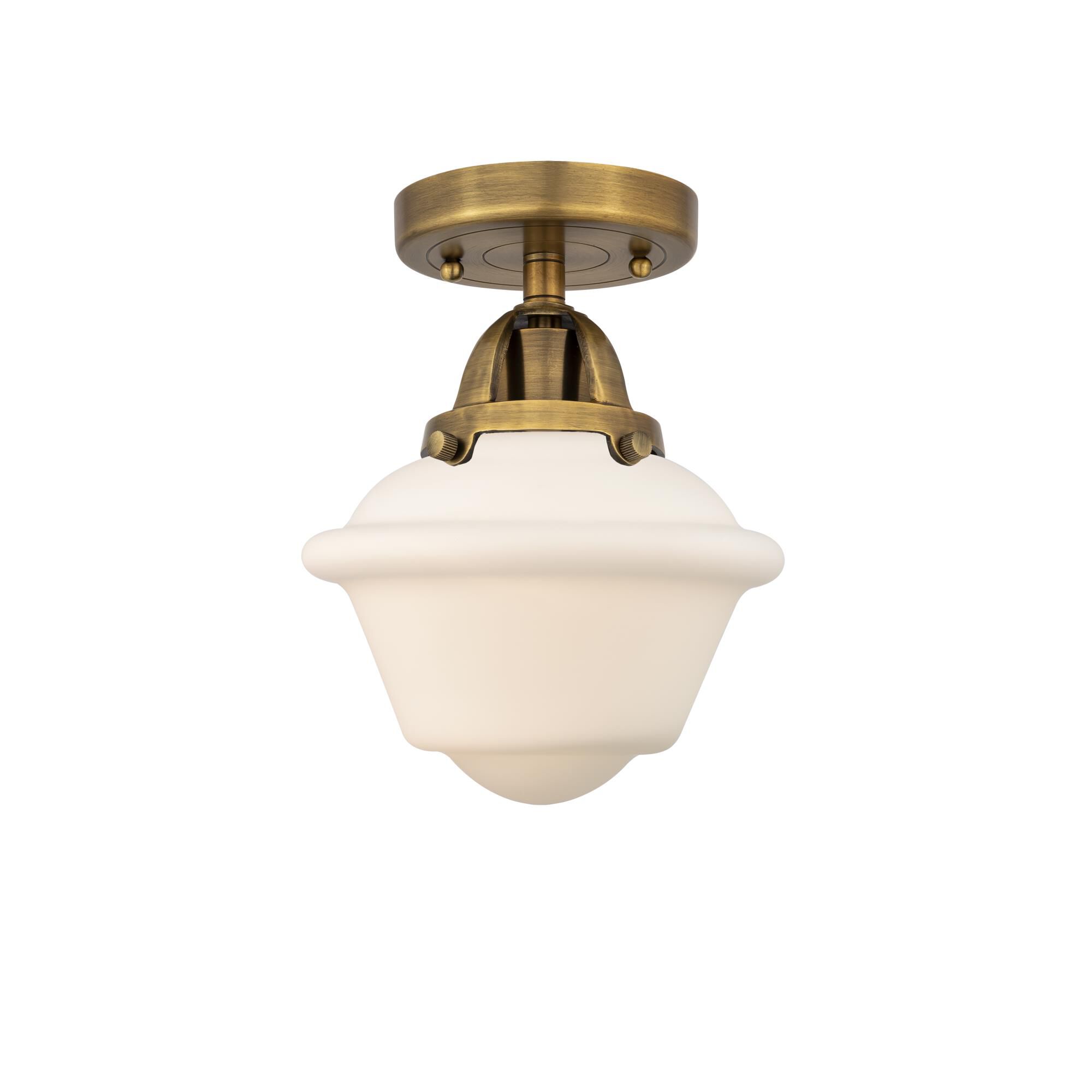 Bruno Marashlian Oxford 7 Inch 1 Light Semi Flush Mount by Innovations Lighting