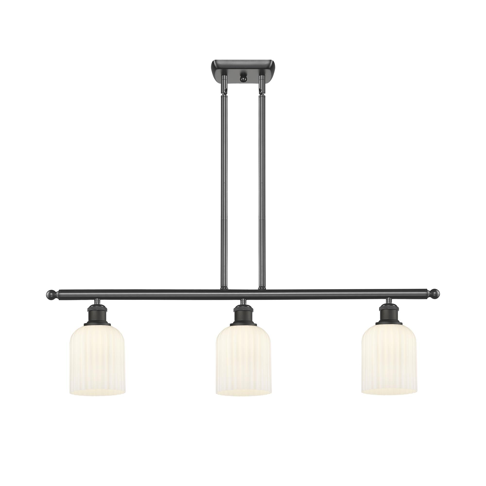 Shown in Oil Rubbed Bronze finish and Gloss White shade