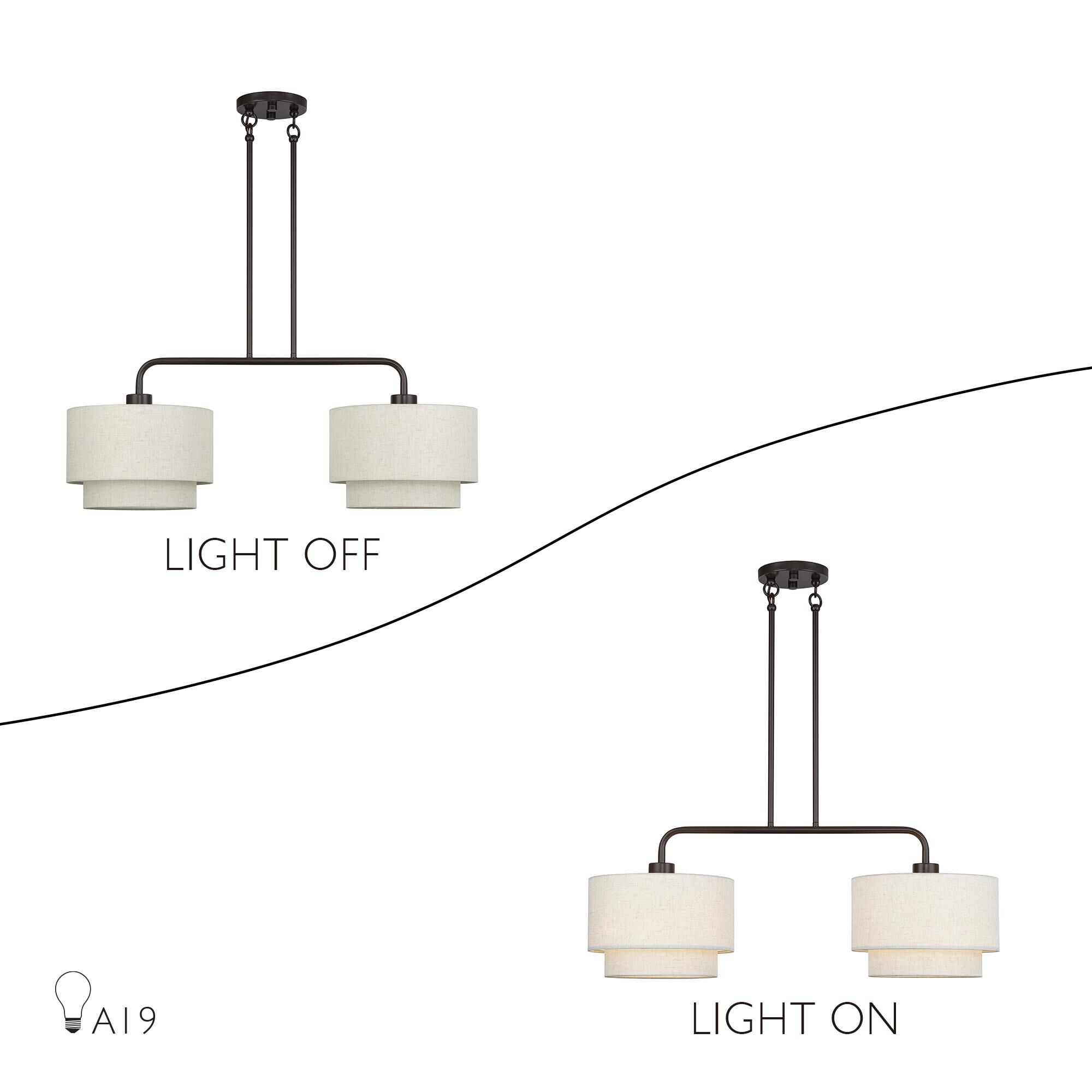 Manorwood 34 Inch Linear Suspension Light by Livex Lighting
