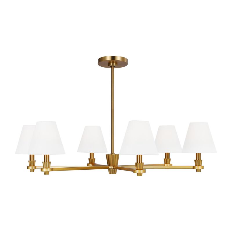 Alexa Hampton Paisley 36 Inch Chandelier by Visual Comfort Studio