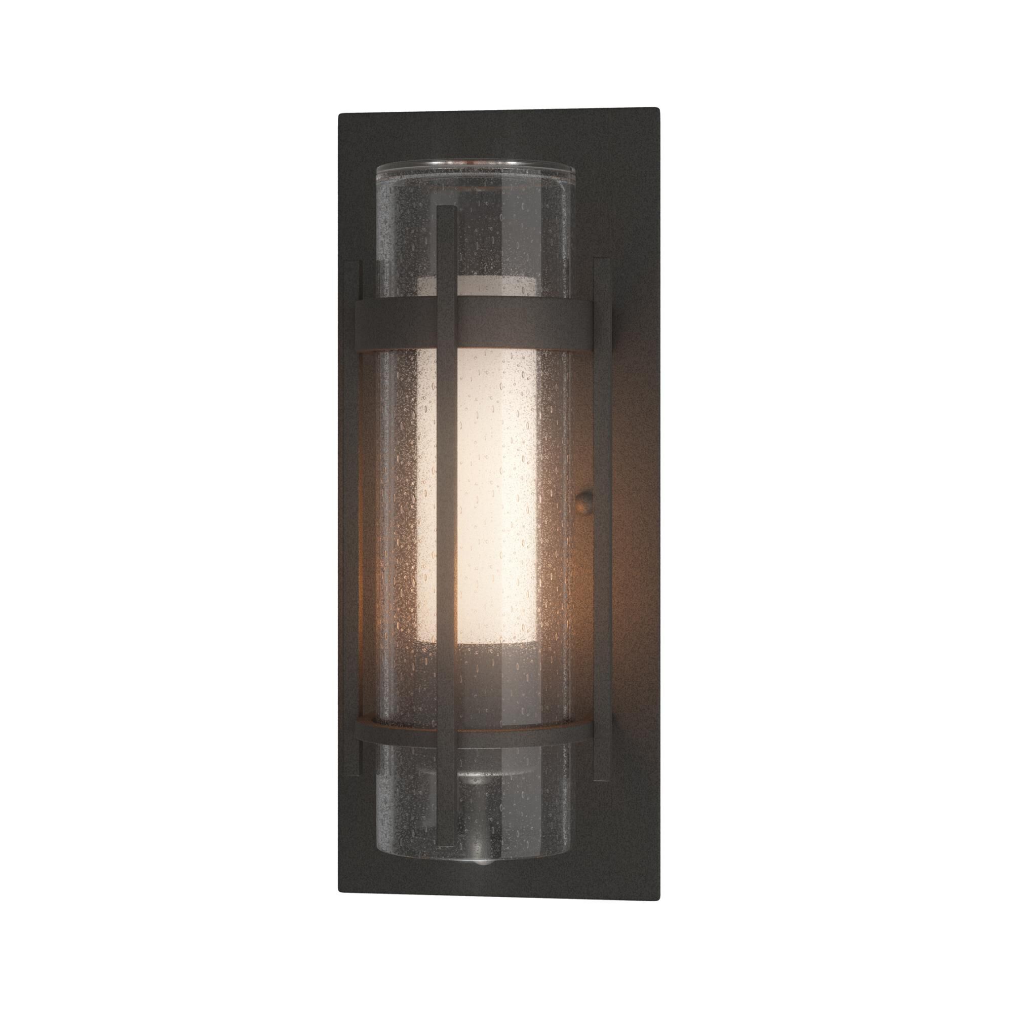 Hubbardton Forge Banded 12 Inch Tall Outdoor Wall Light