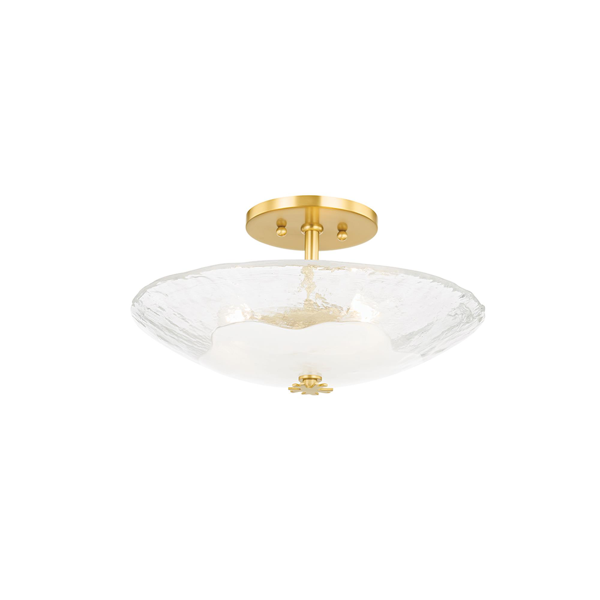 Lago 16 Inch 3 Light Flush Mount,