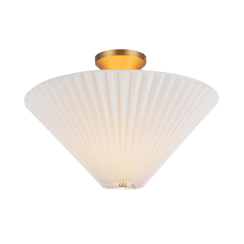 Peyton Fox Bridgette 16 Inch Semi Flush Mount by Alora Mood