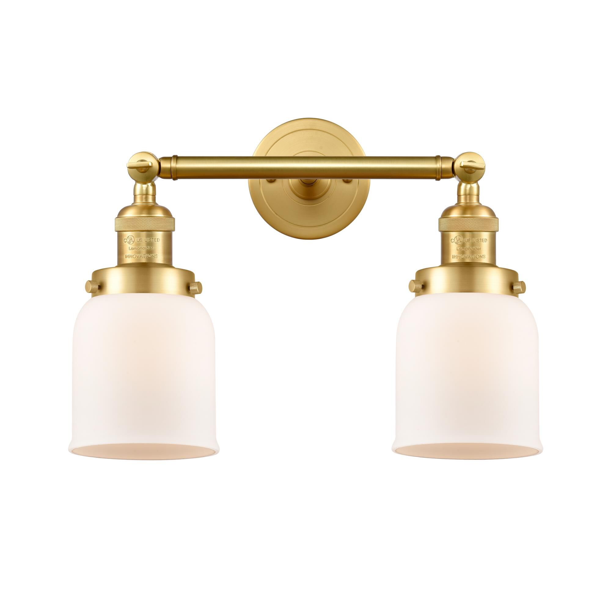 Bruno Marashlian Small Bell 16 Inch 2 Light Bath Vanity Light by Innovations Lighting