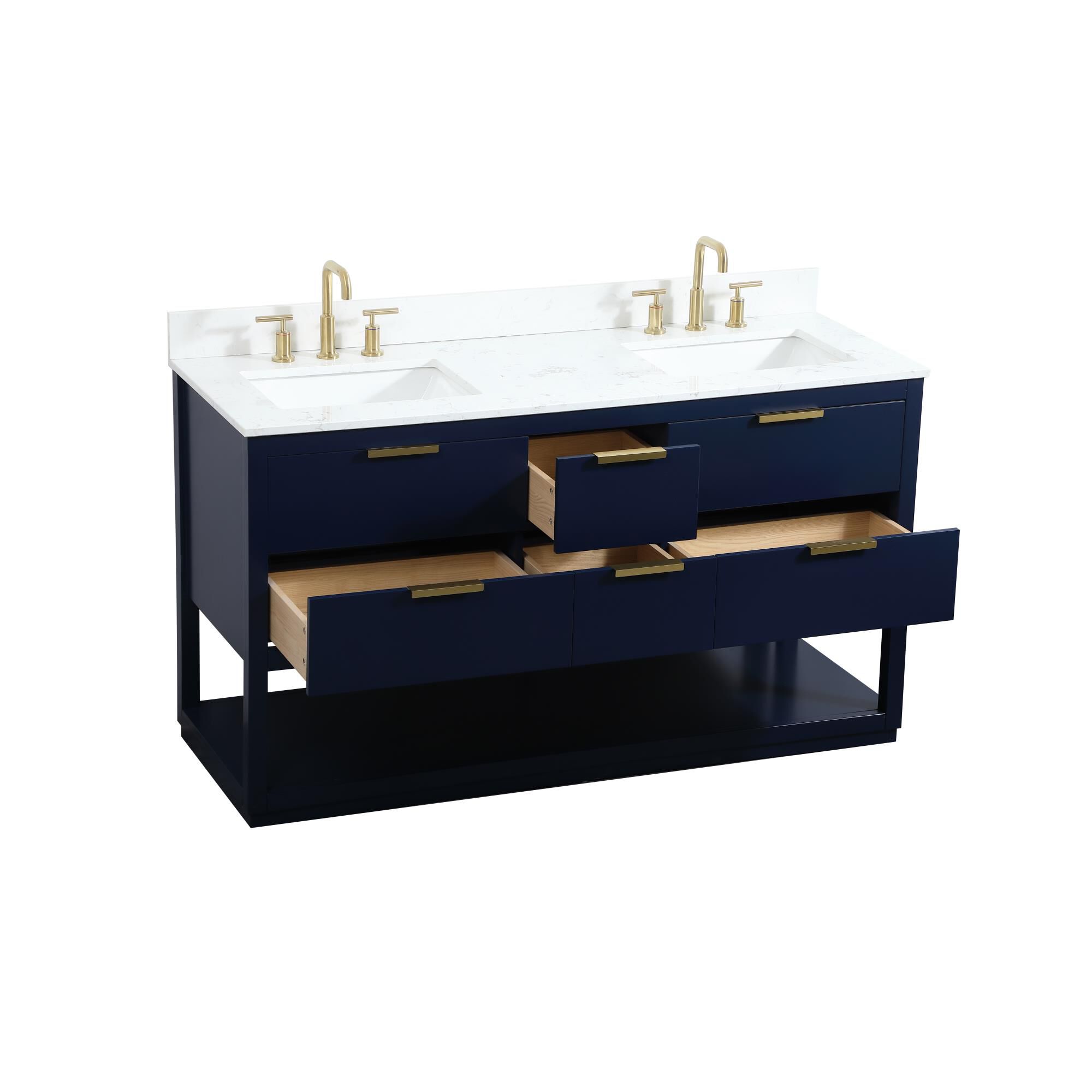 Larkin 60 Inch Bath Vanity by Elegant Decor