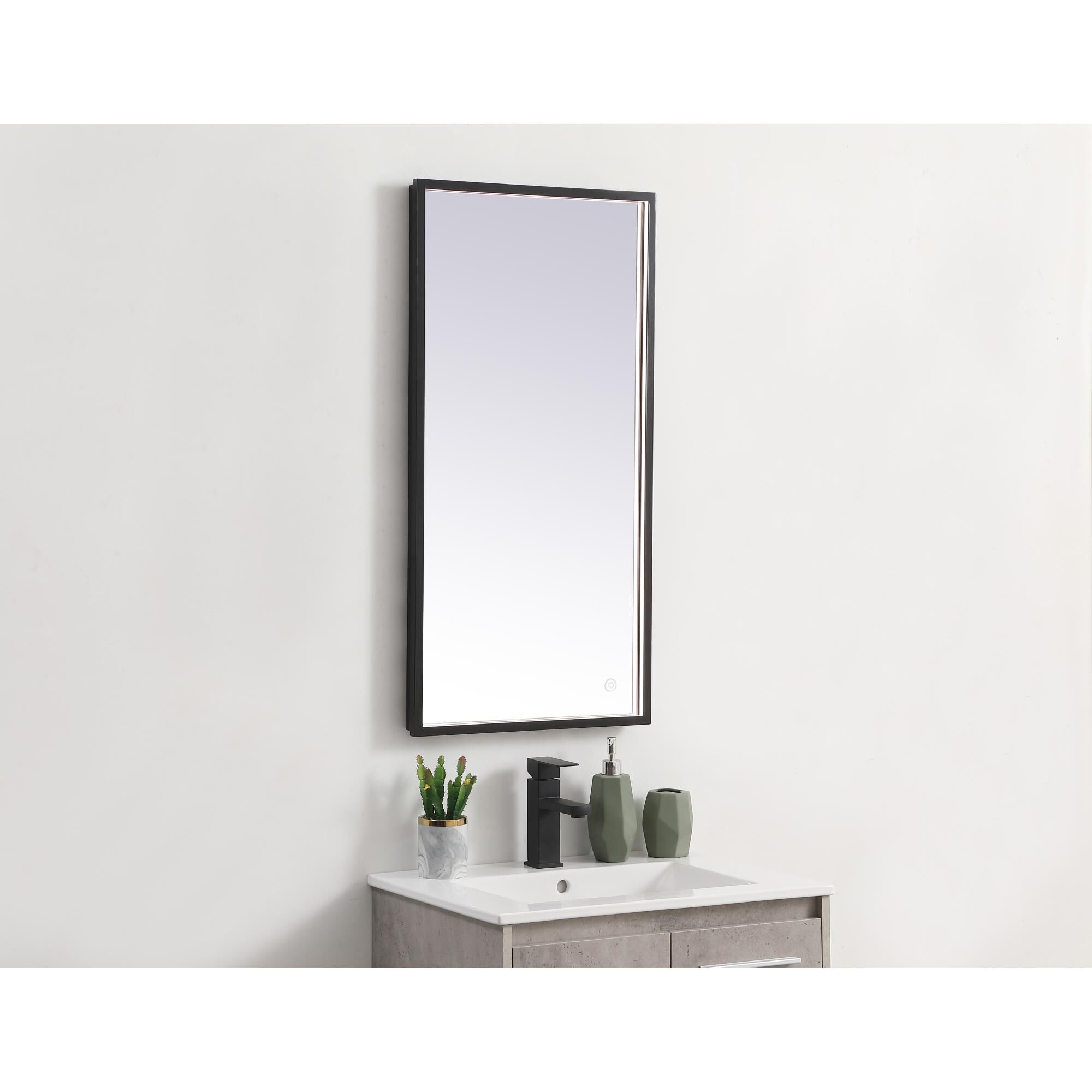 Pier LED Lighted Mirror by Elegant Decor