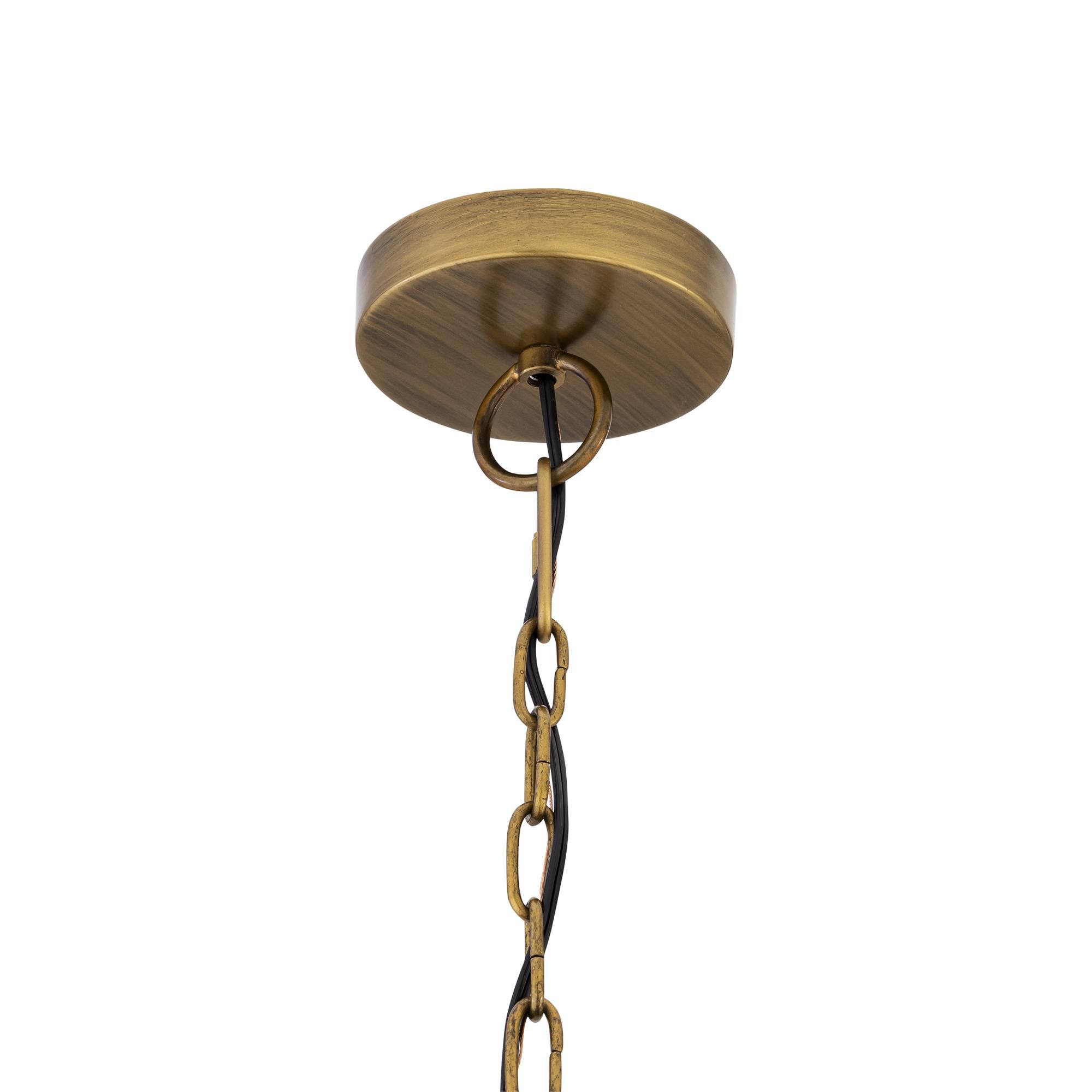 Shown in Antique Brass finish
