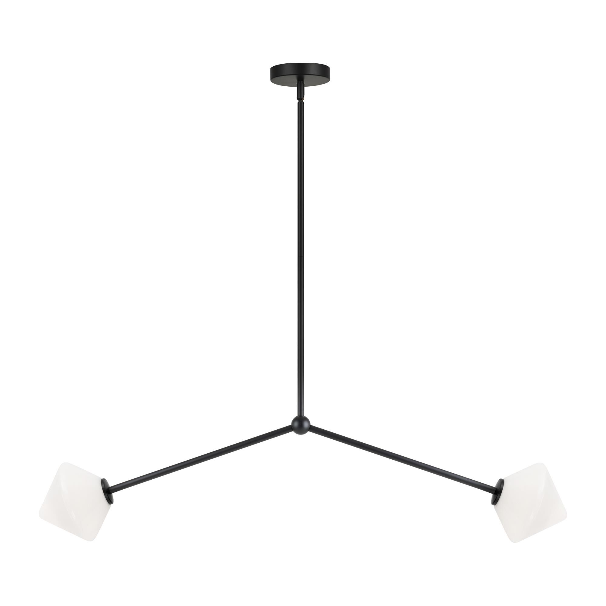 Novo 38 Inch 2 Light Linear Suspension Light by Matteo Lighting