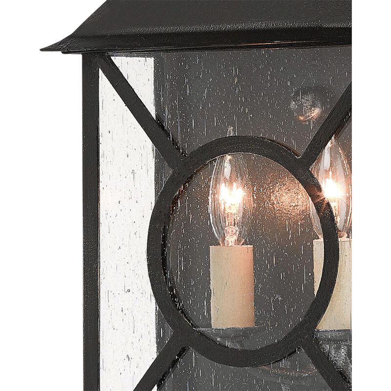 Ripley 15 Inch Tall 2 Light Outdoor Wall Light by Currey and Company