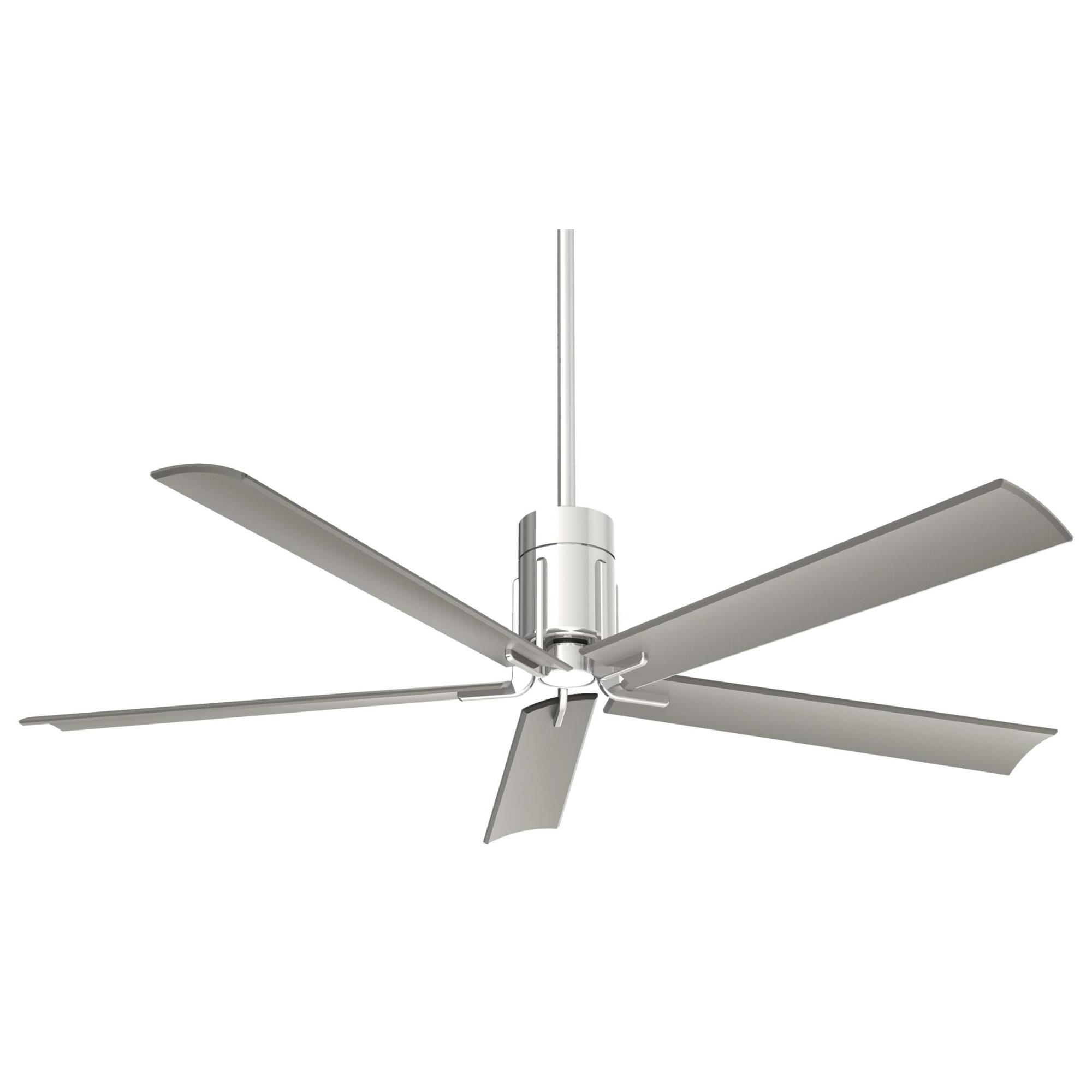 Clean 60 Inch Ceiling Fan with Light Kit by Minka Aire