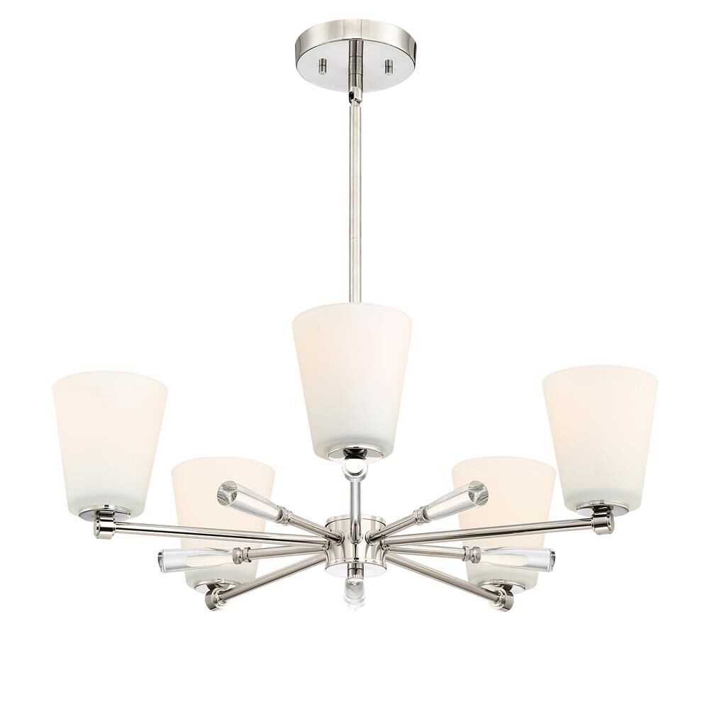 Abree 25 Inch 5 Light Chandelier by Designers Fountain