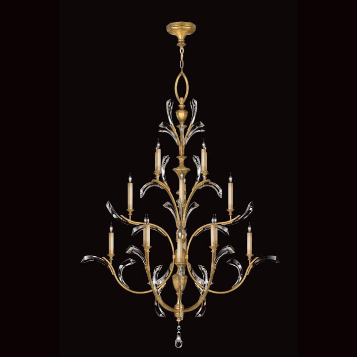 Beveled Arcs Chandelier by Fine Art Handcrafted Lighting