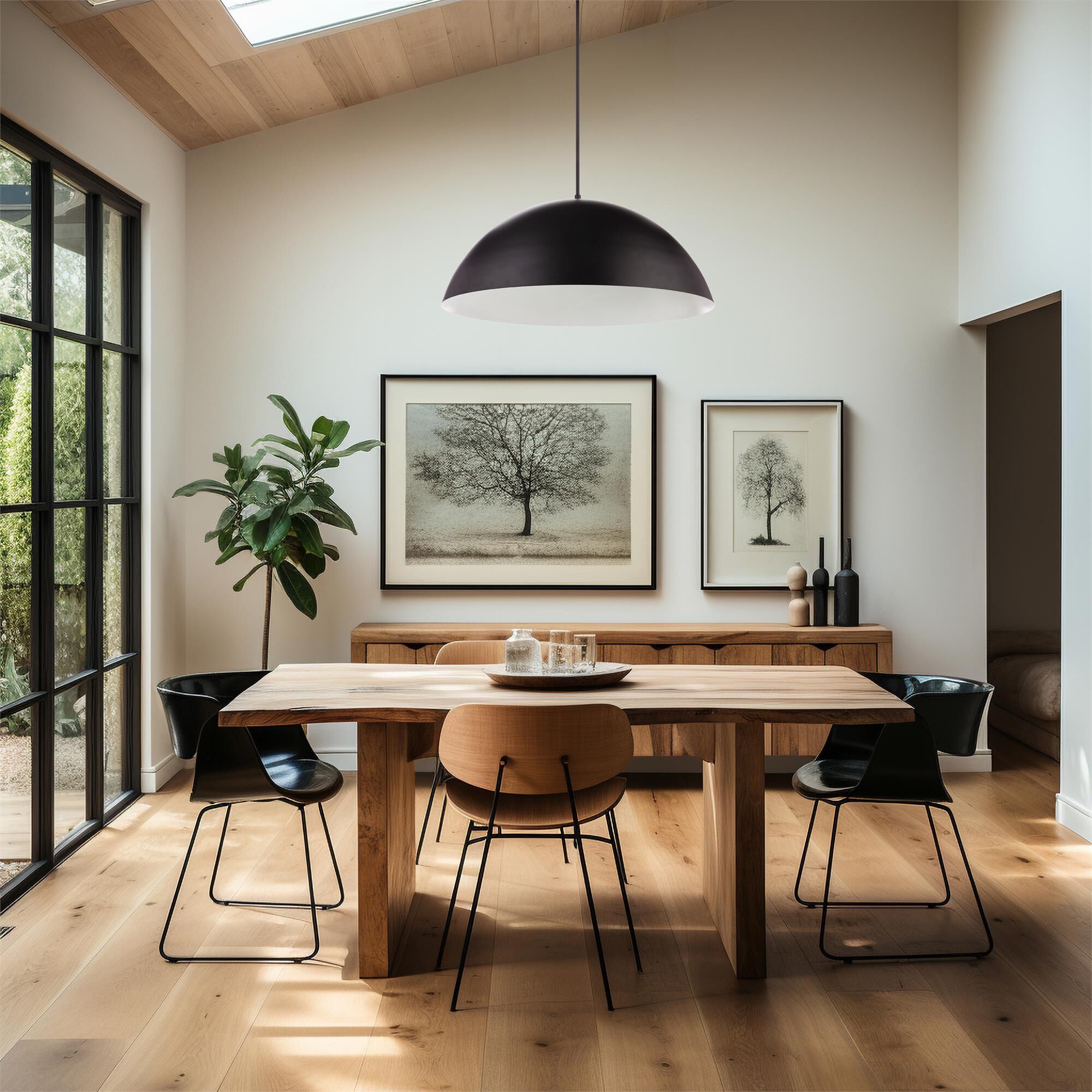 Sculptural Statement Pendants 35 Inch Pendant Light,
