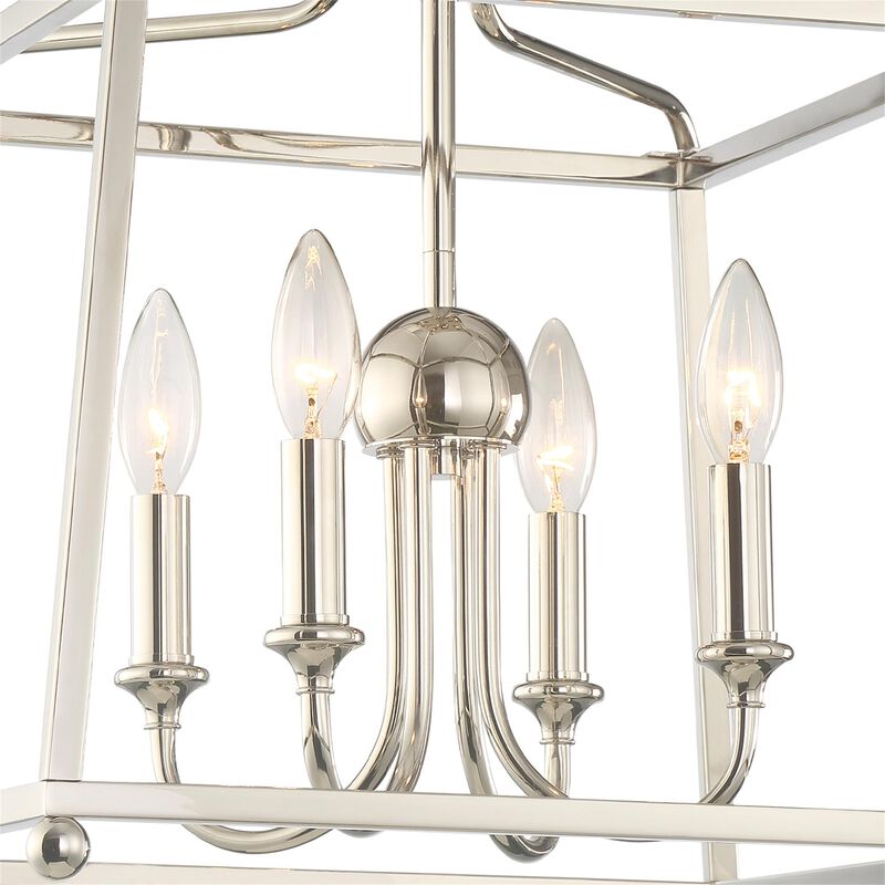 Libby Langdon Sylvan 16 Inch 4 Light Semi Flush Mount by Crystorama