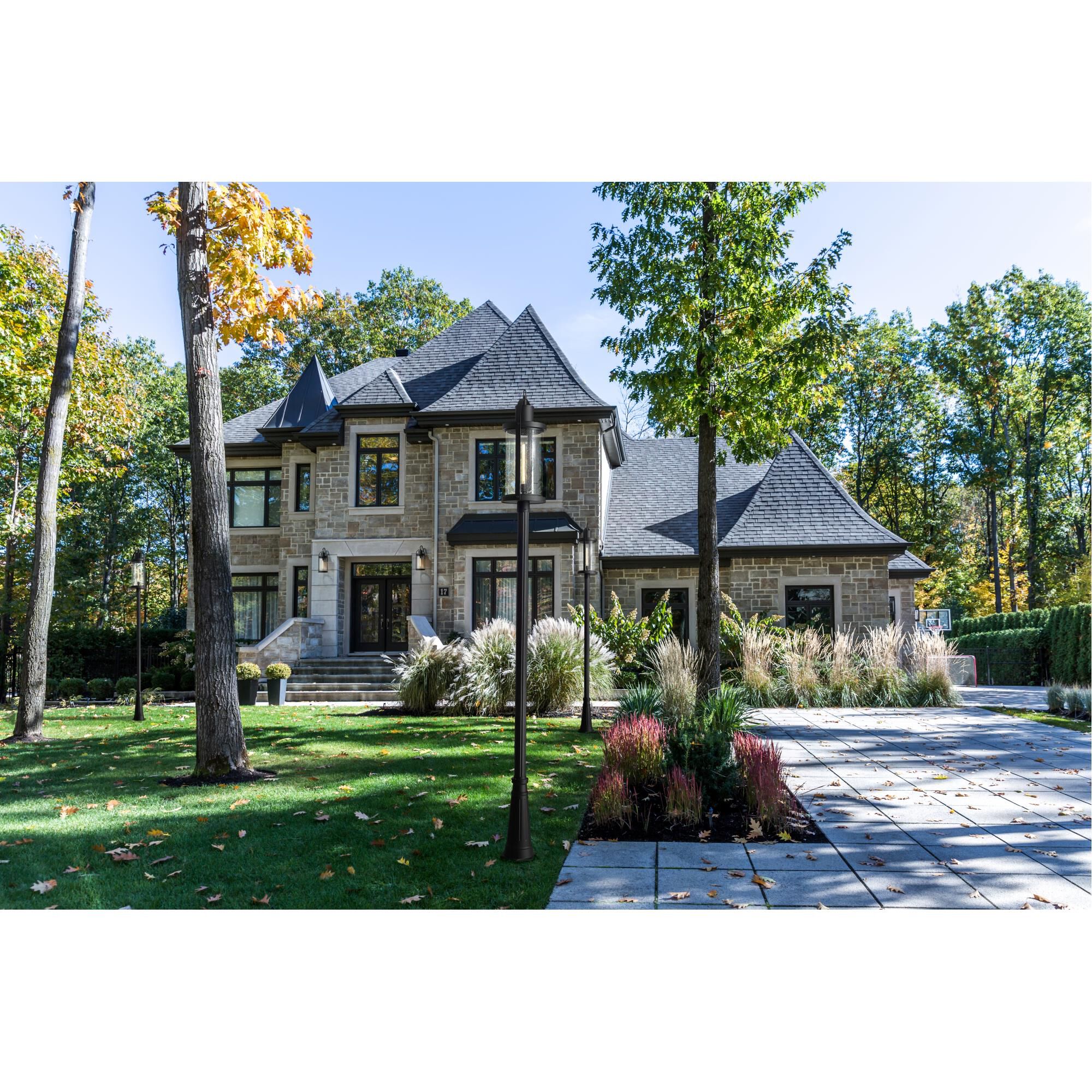 Z-Lite Roundhouse 125 Inch Tall Outdoor Post Lamp