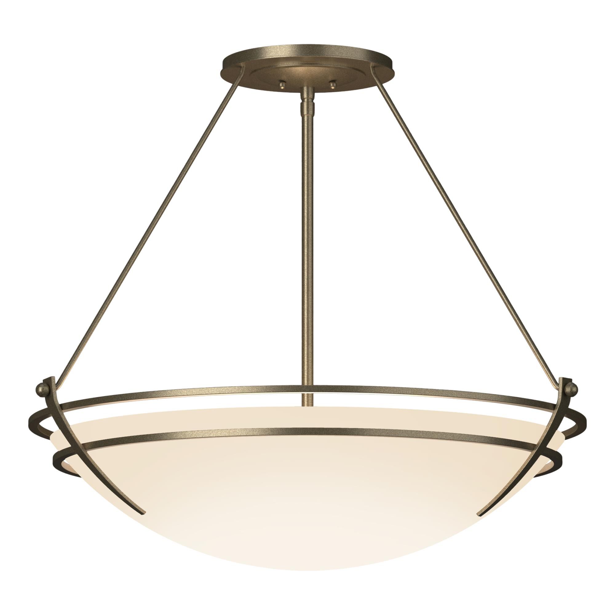 Presidio Tryne 28 Inch 3 Light Semi Flush Mount by Hubbardton Forge