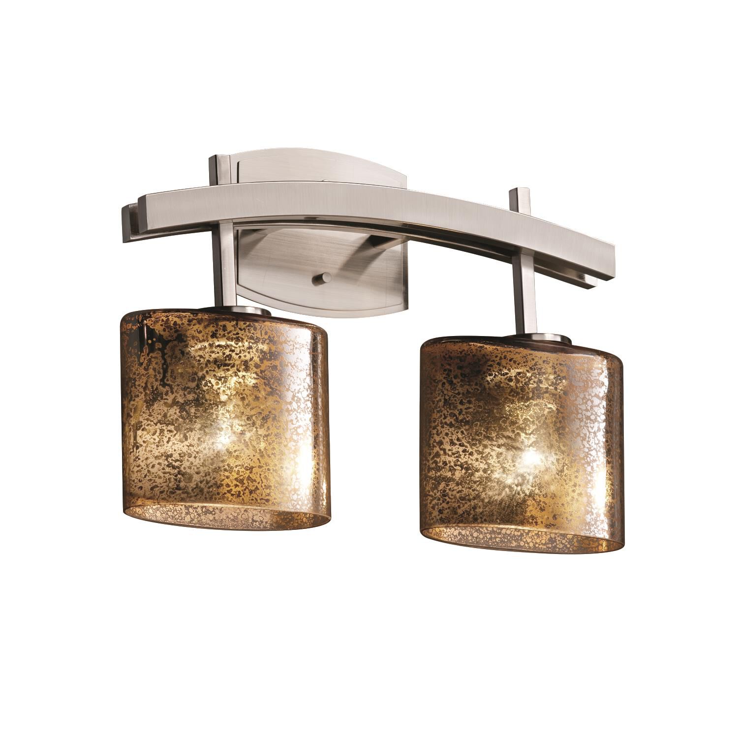 Fusion 15 Inch 2 Light Bath Vanity Light by Justice Design Group