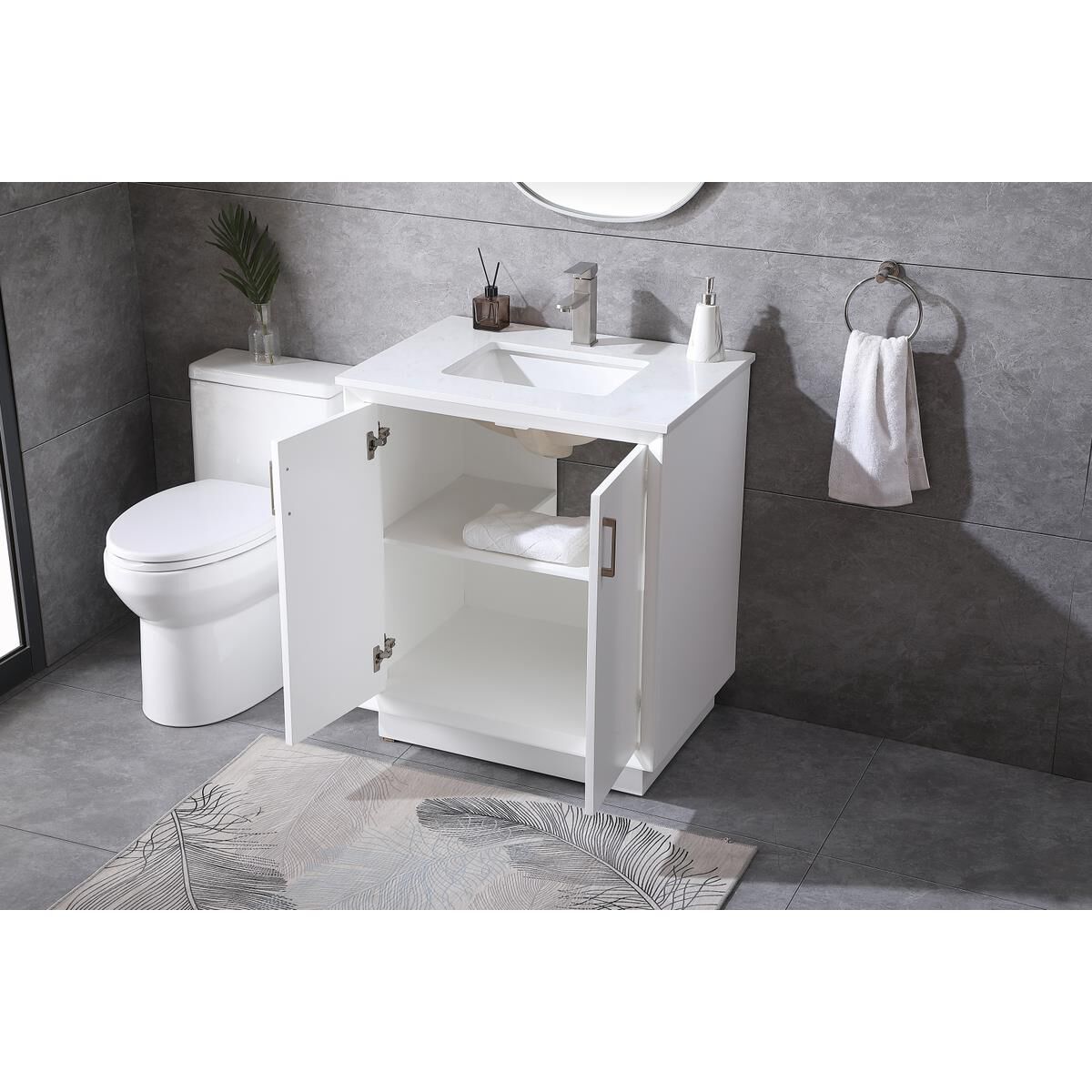 Hayes 30 Inch Bath Vanity by Elegant Decor